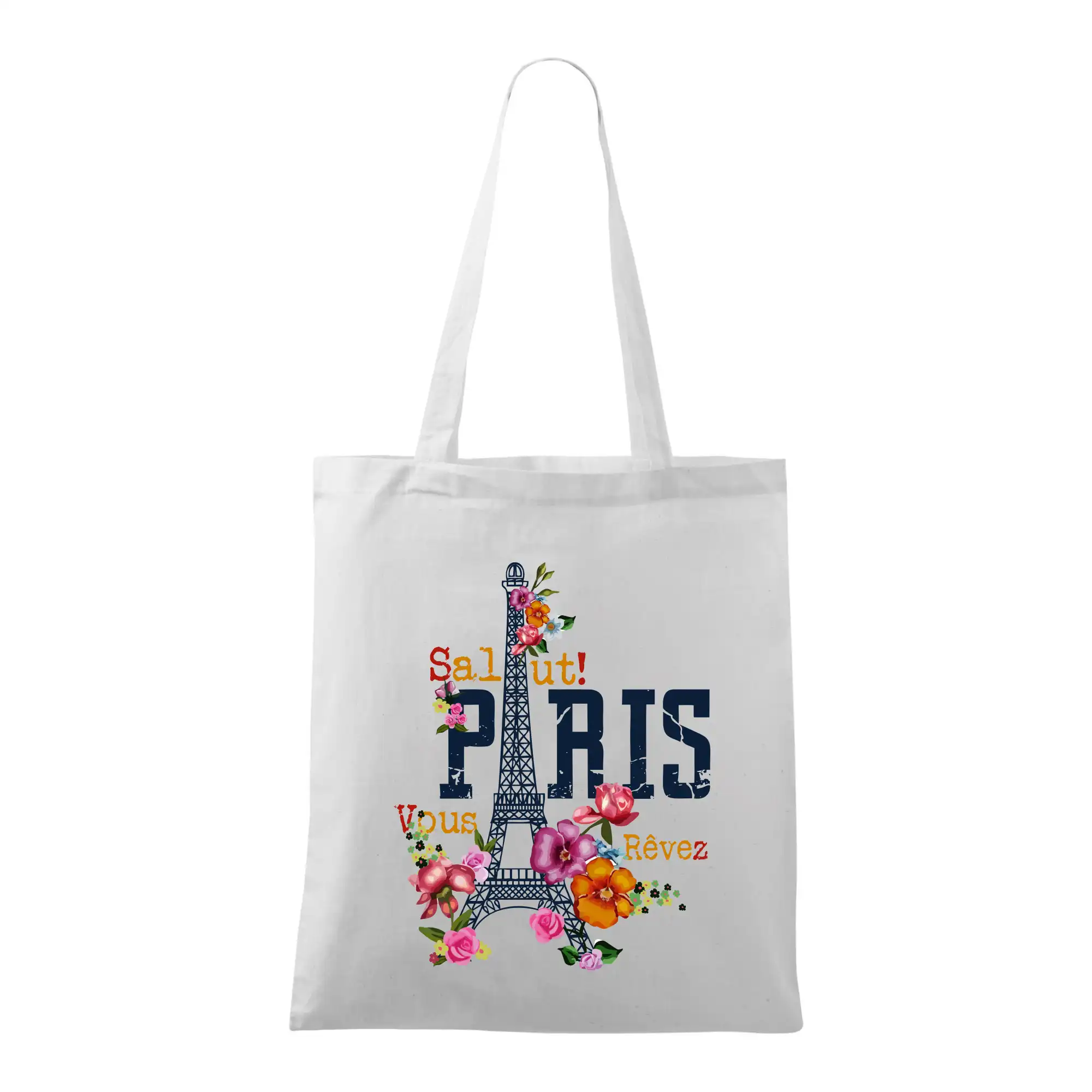 Tričká Francúzsko - Paris salut vous revez - Taška bavlnená