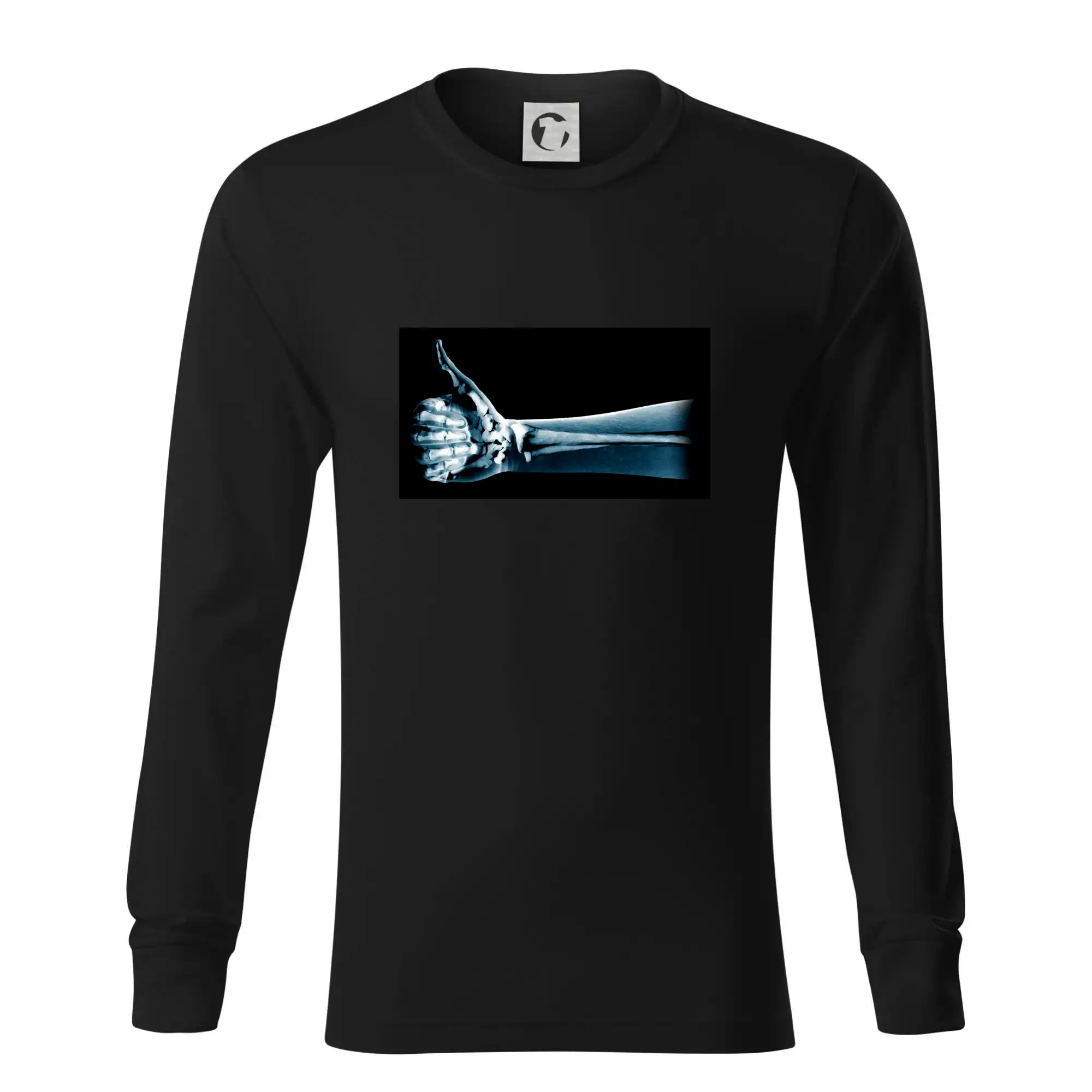 X-ray thumb up - Tričko s dlhým rukávom LS R05