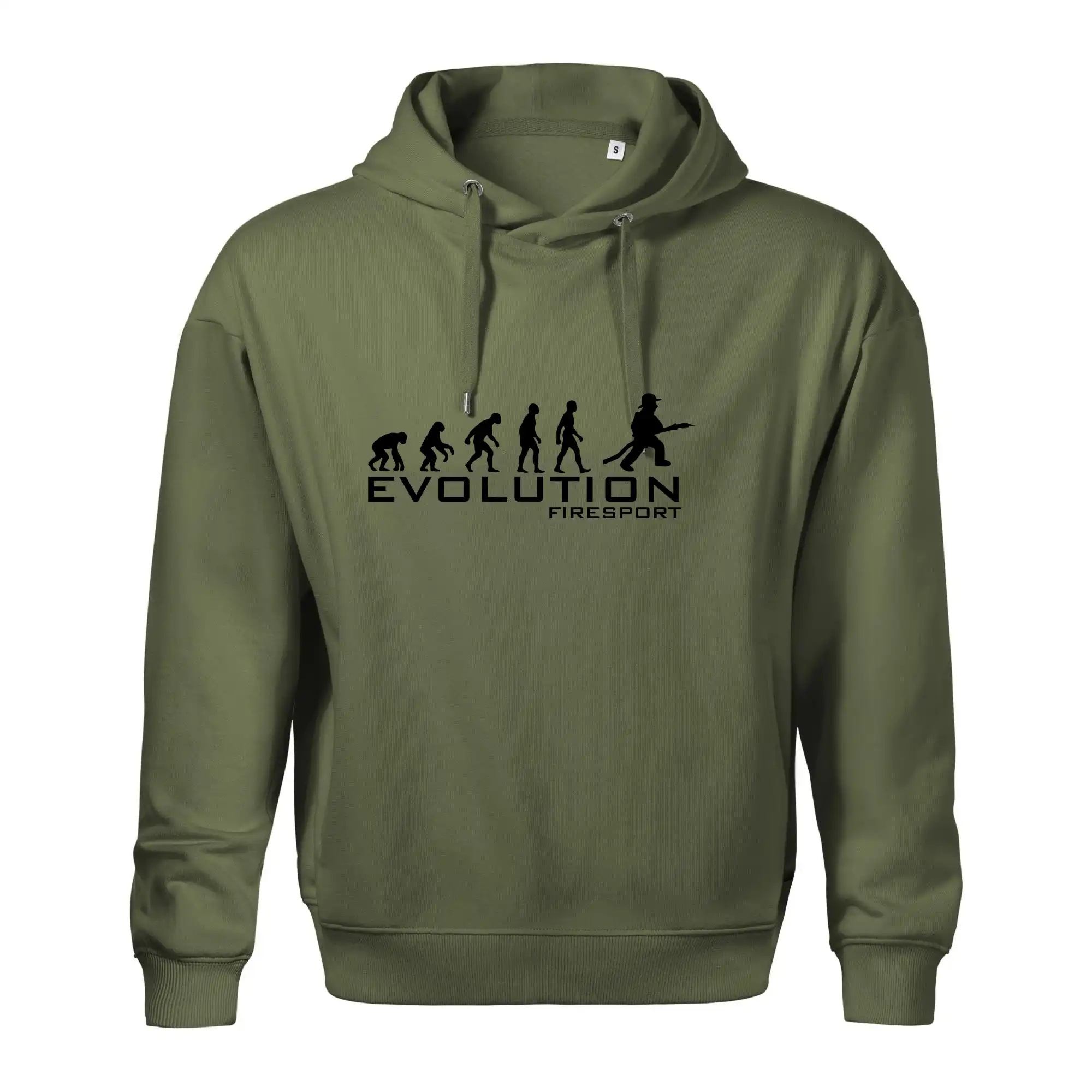 Originálne tričká pre hasičov - Evolution Firesport - Oversized mikina pánska Moon - kratšia + širšia