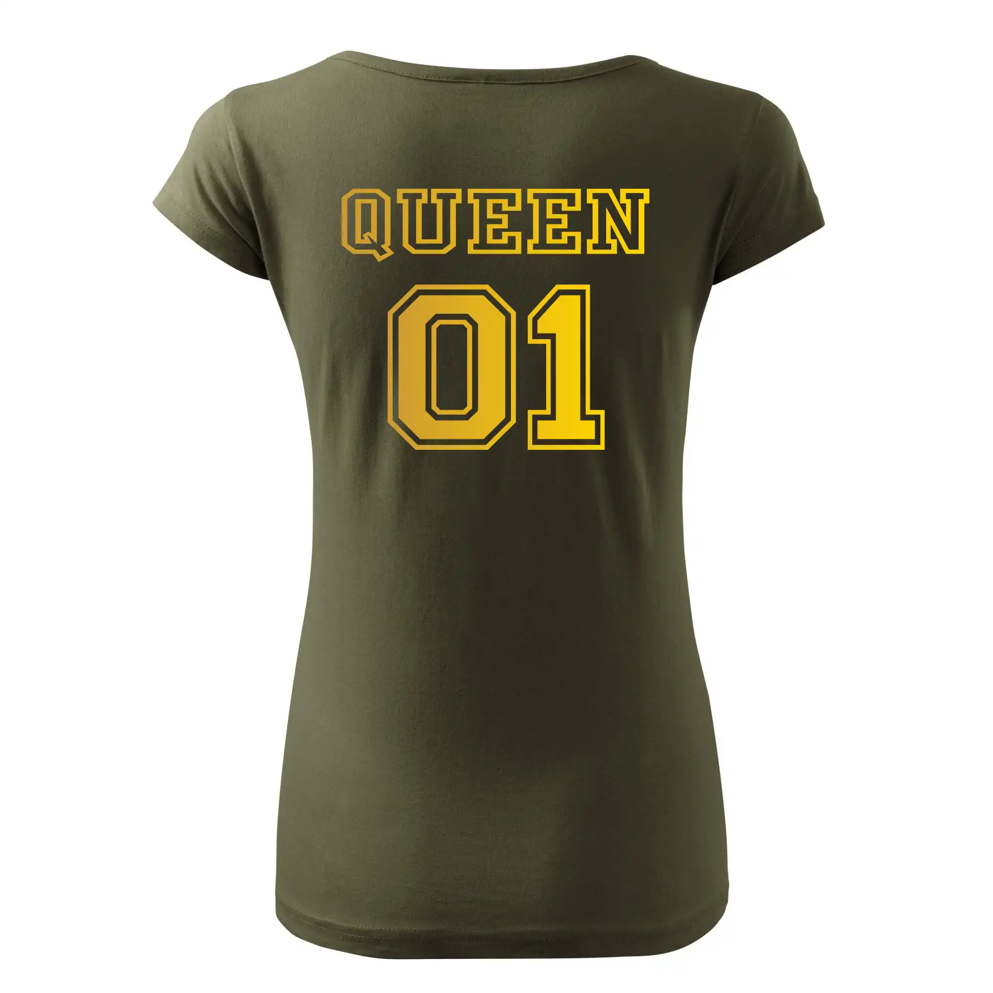 King - Queen - 01 dres - zlatý potisk