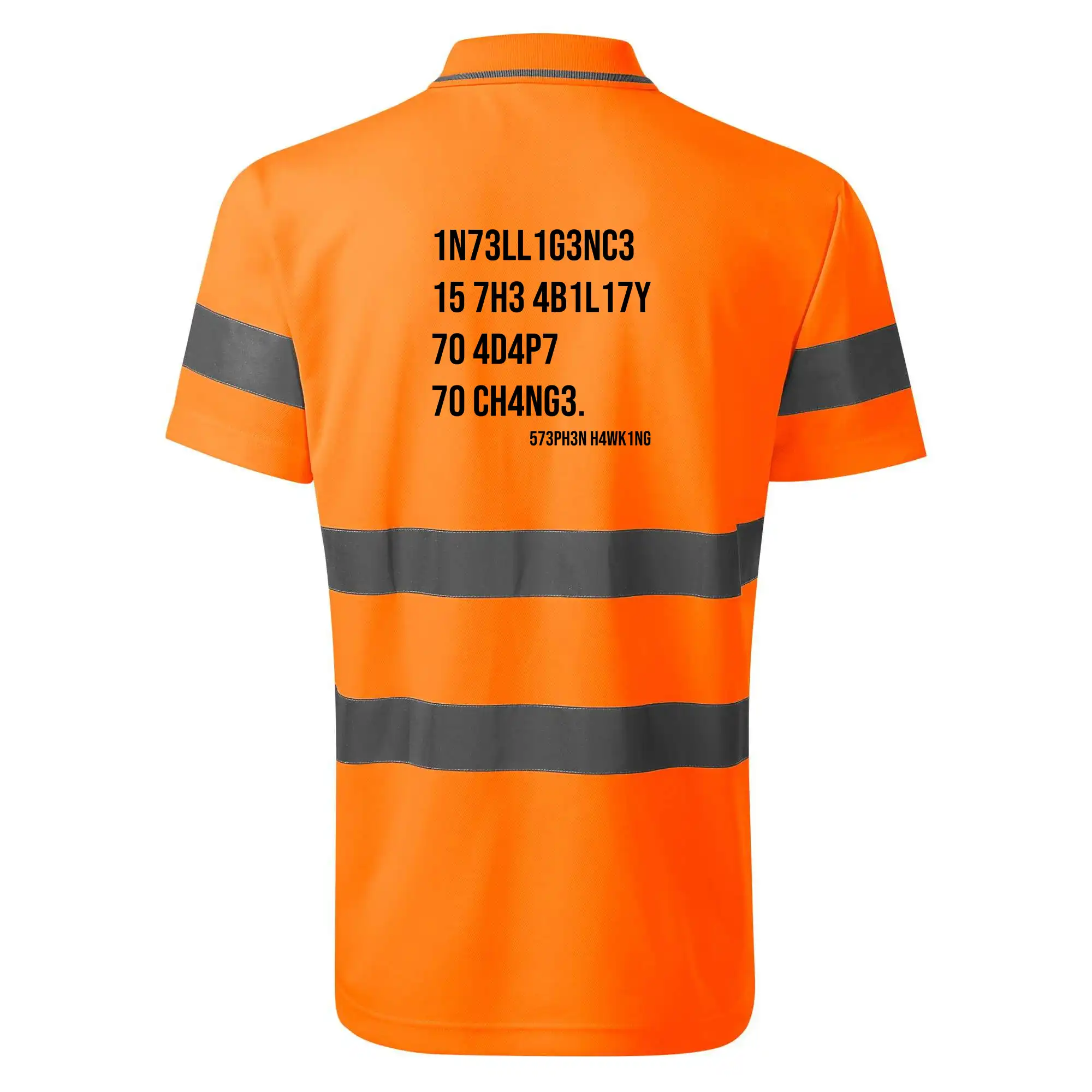 Grafické tričká - Test inteligencie - Stephen Hawking - HV Runway 2V9 - Reflexné polokošeľa