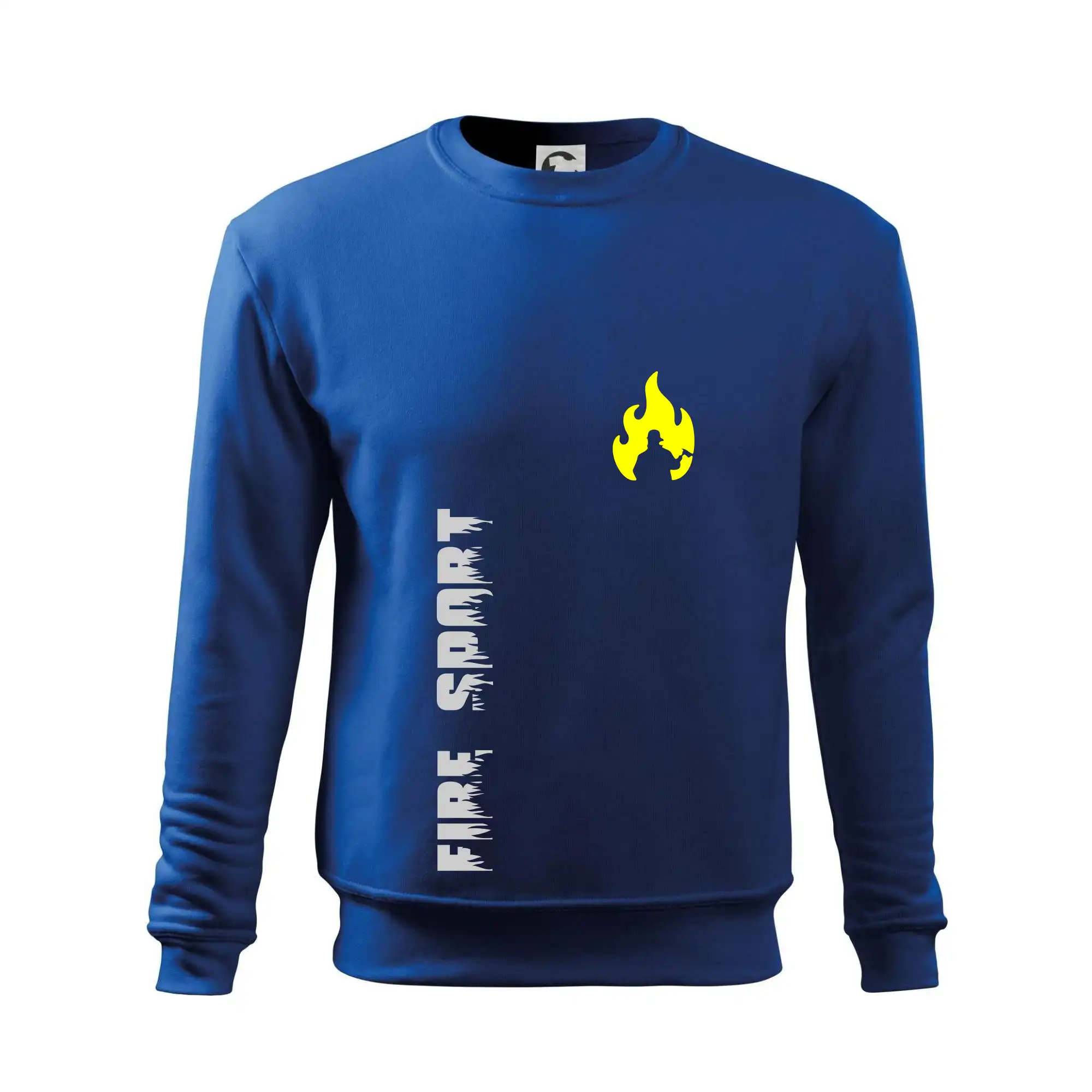 Originálne tričká pre hasičov - DHZ - Váš názov - FLUO + Reflexná potlač - Mikina Essential pánska