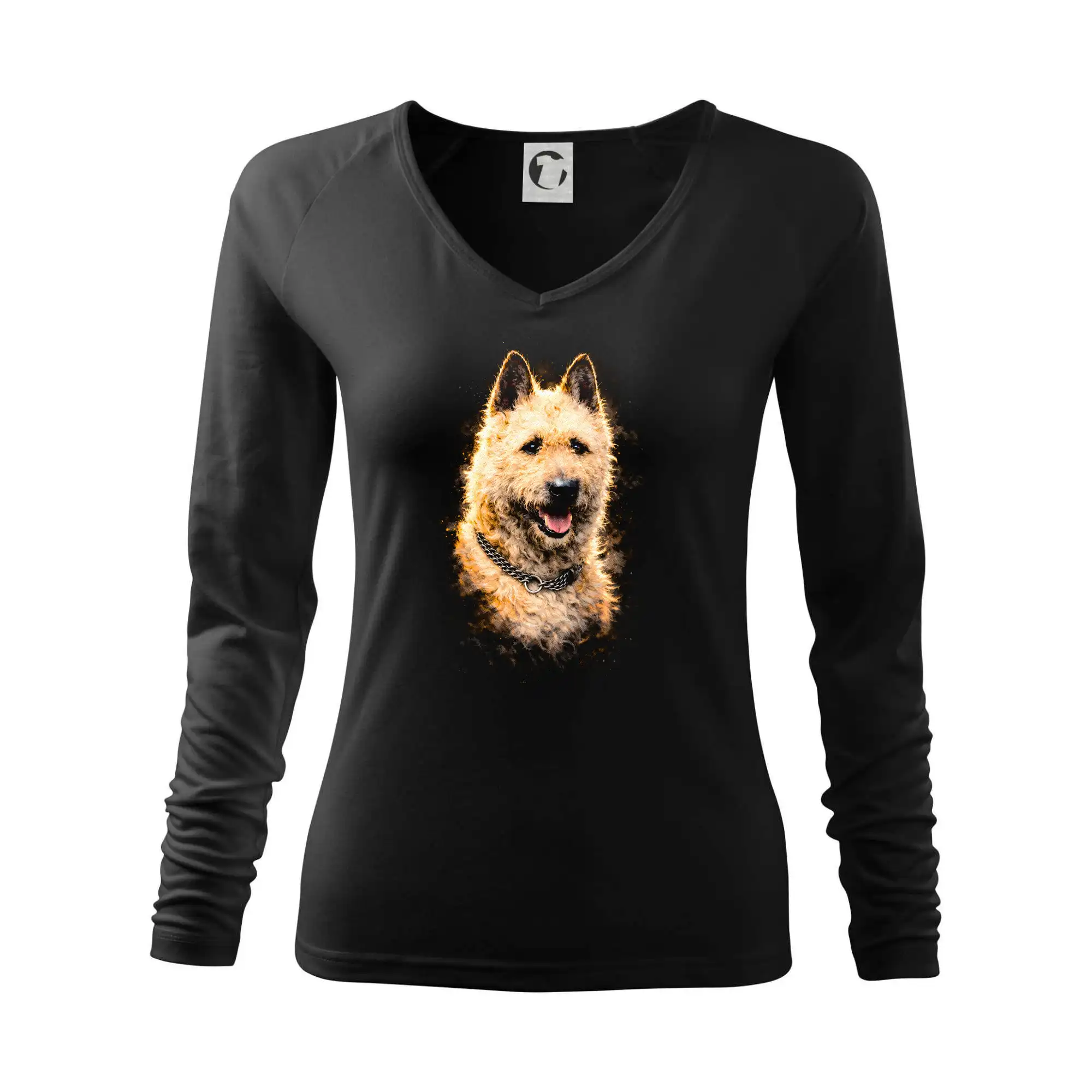 Ostatné psie plemená - Obrázok poltón belgický ovčiak laekenois - Tričko dámske Elegance