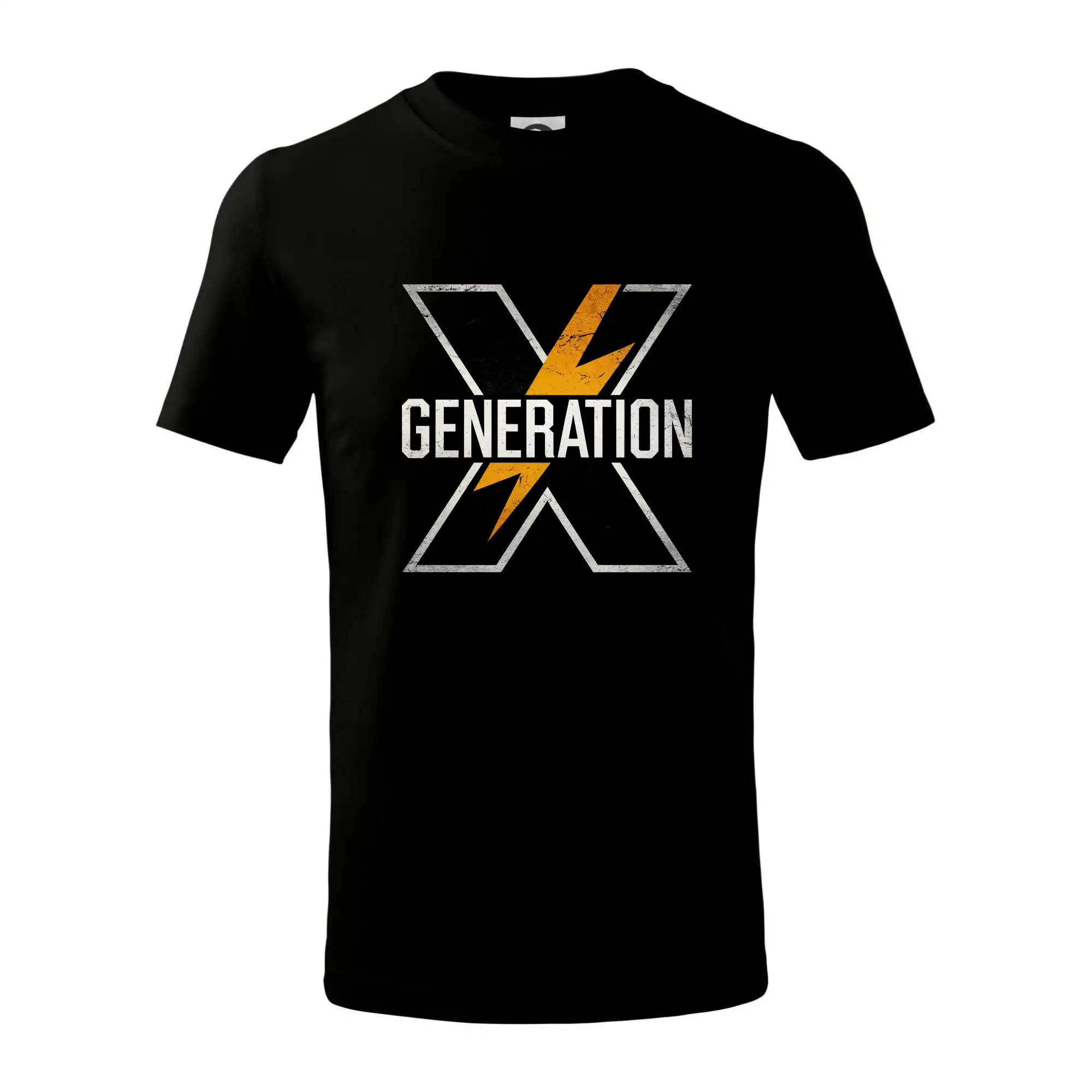Tričká s motívmi ktoré frčia na internete - Generace X (Gen X) - Oranžové X - Tričko detské bavlnené