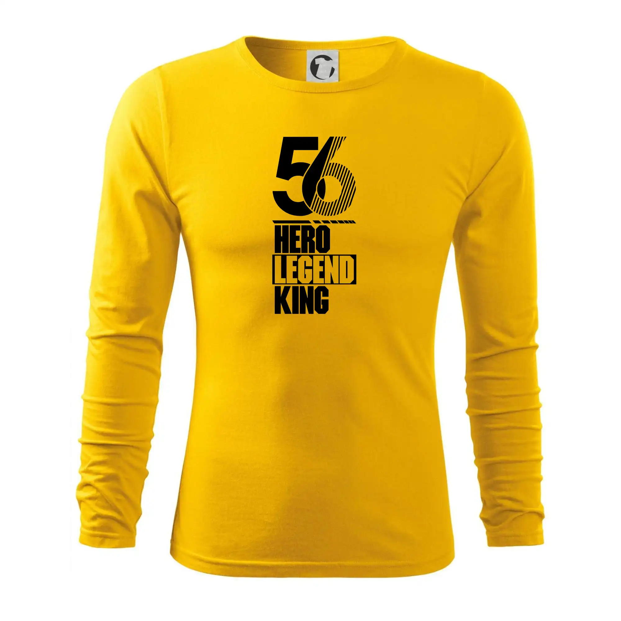 Narodeninové tričká pre hrdinov - Hero, Legend, King 1956 - Tričko s dlhým rukávom FIT-T long sleeve