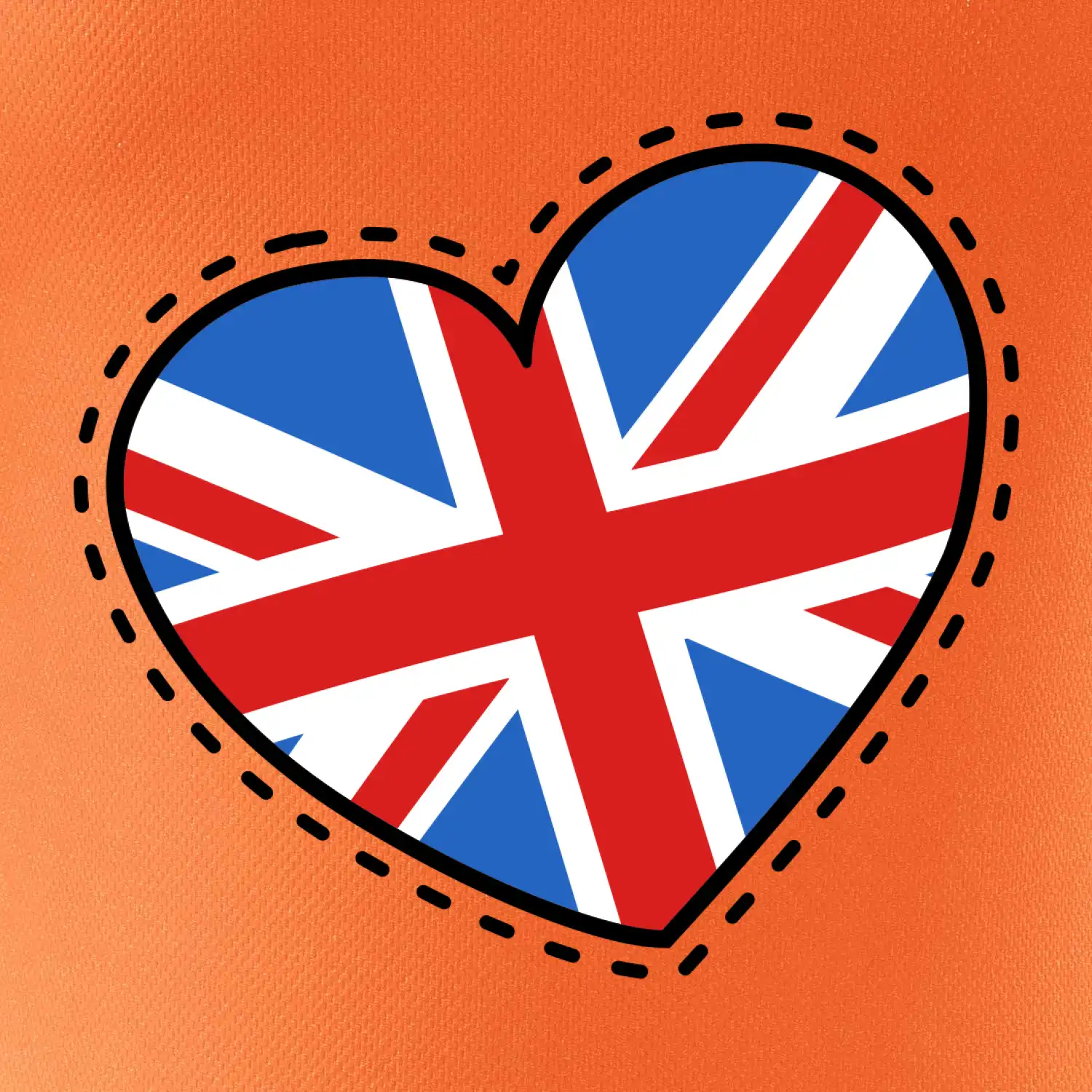 Británie srdce prso