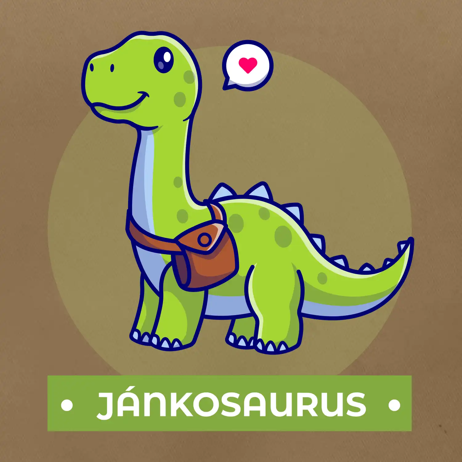 Dinosaurie mená - zelený dinosaurus SK