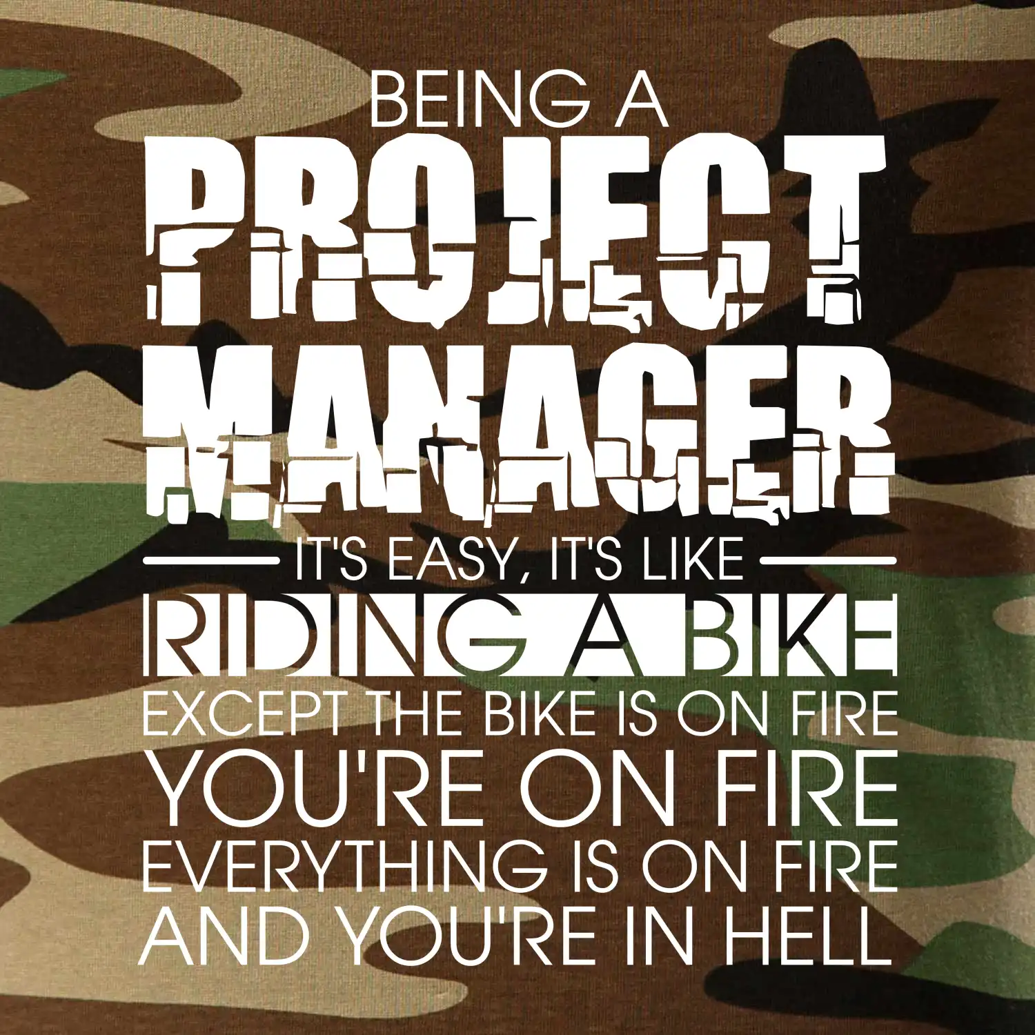 Being A Project Manager - bike