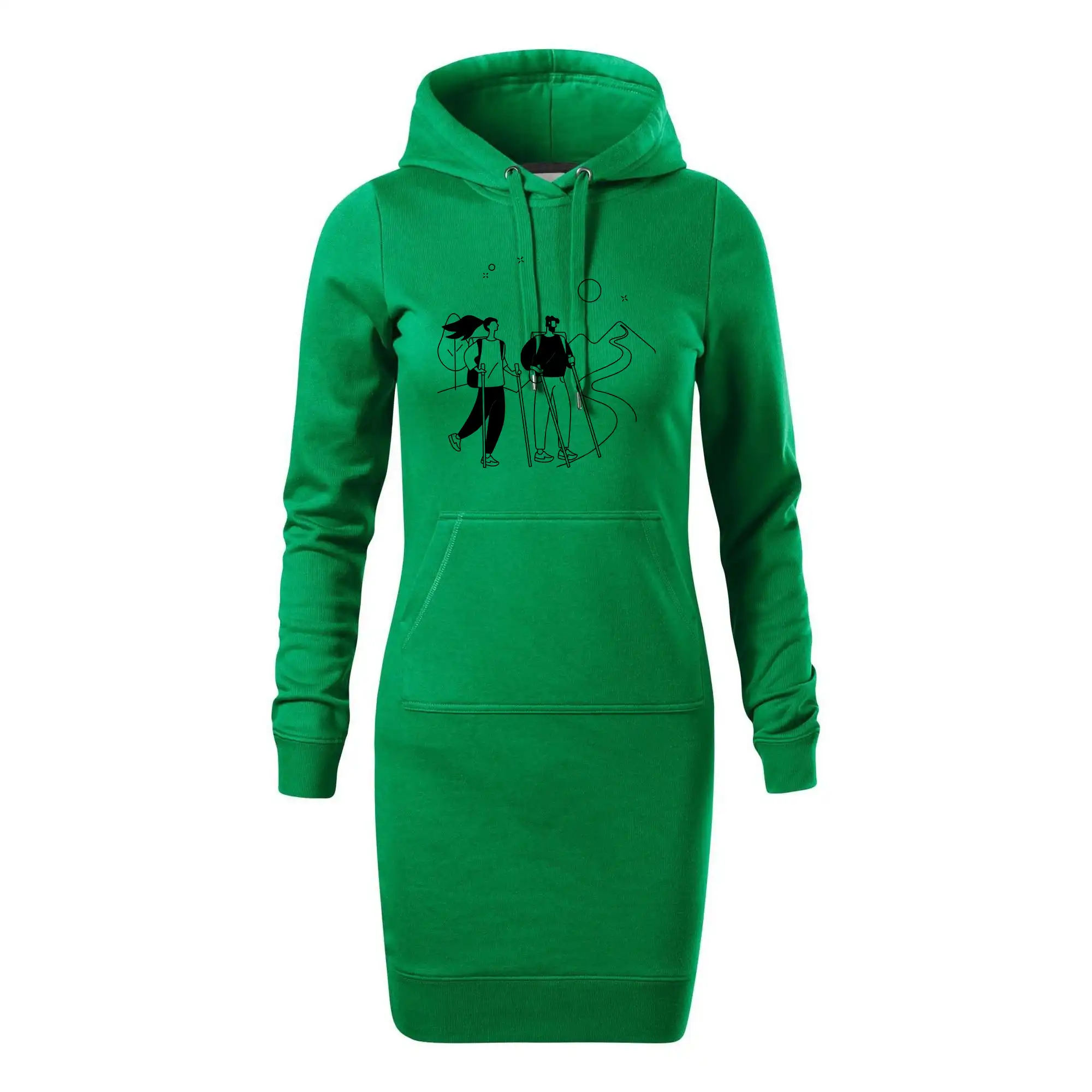 Kreslený pár na výletě