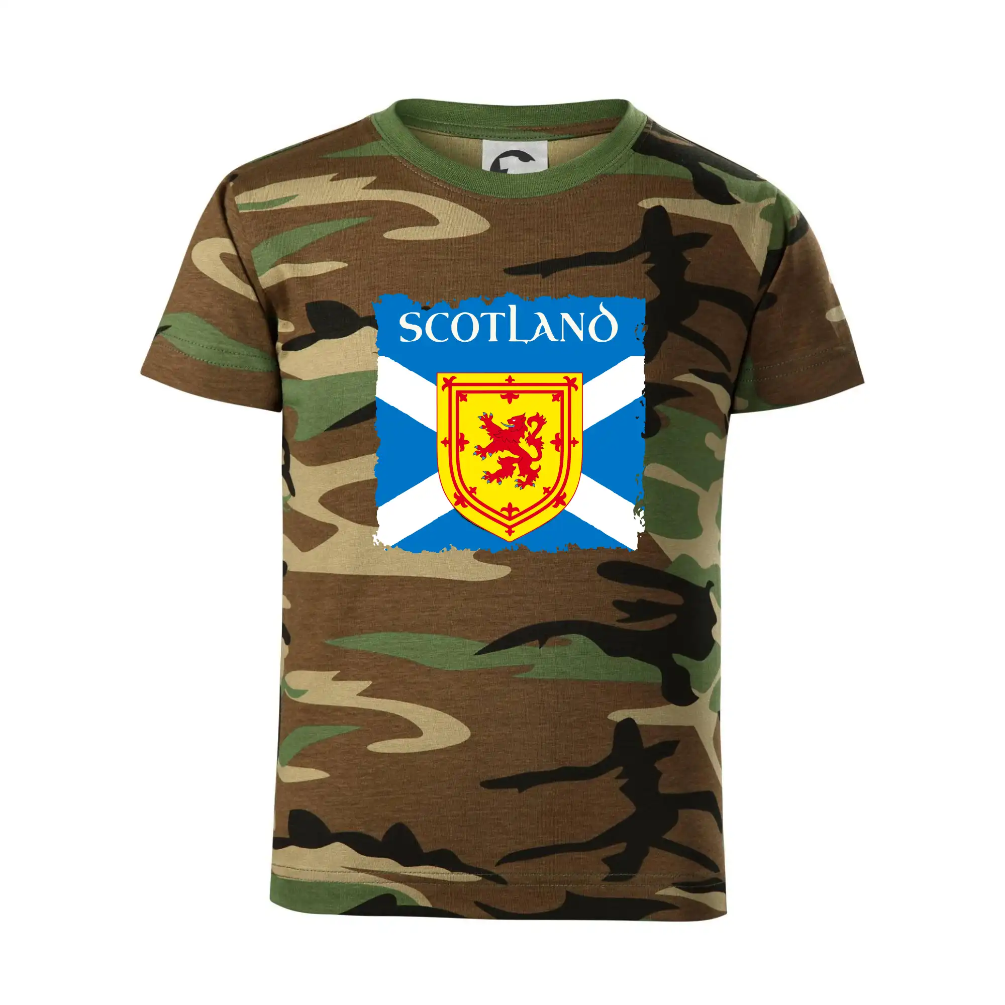 Skotská vlajka s erbem lva