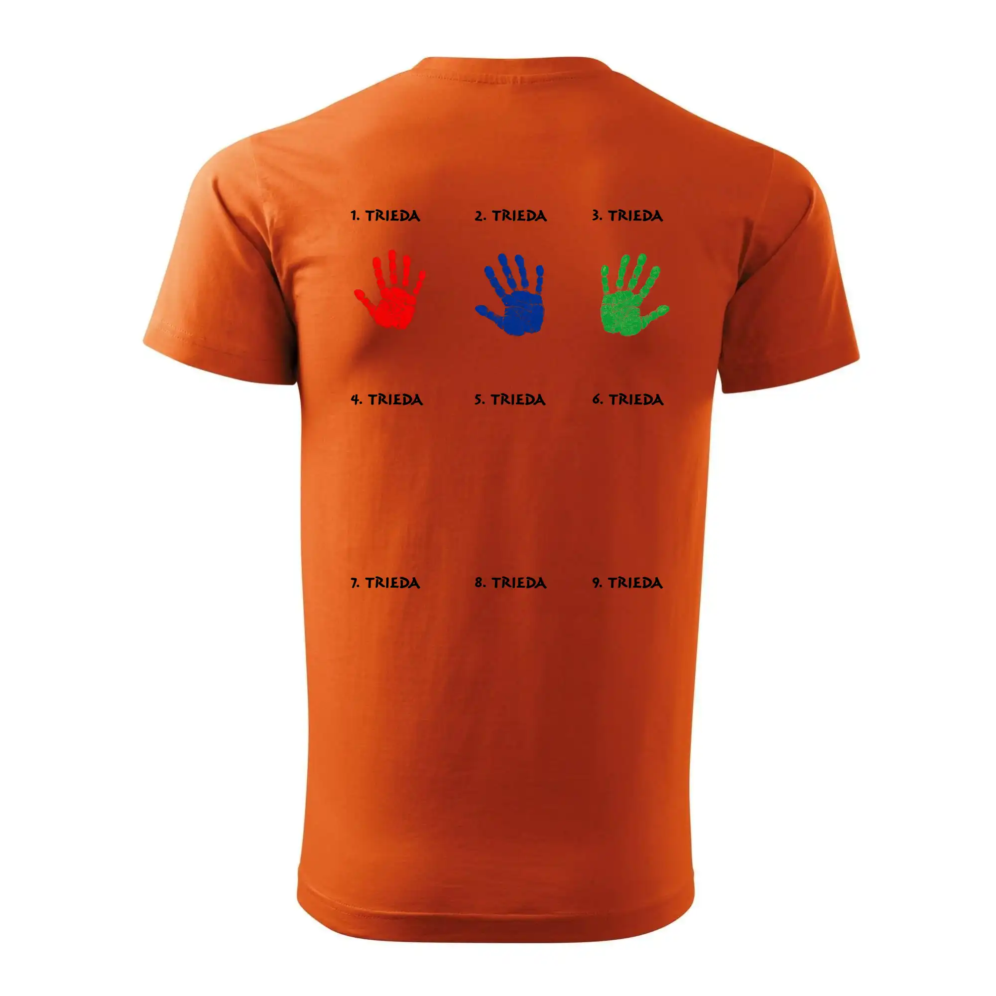 Odtlačky dlaní - základná škola - 9 rokov