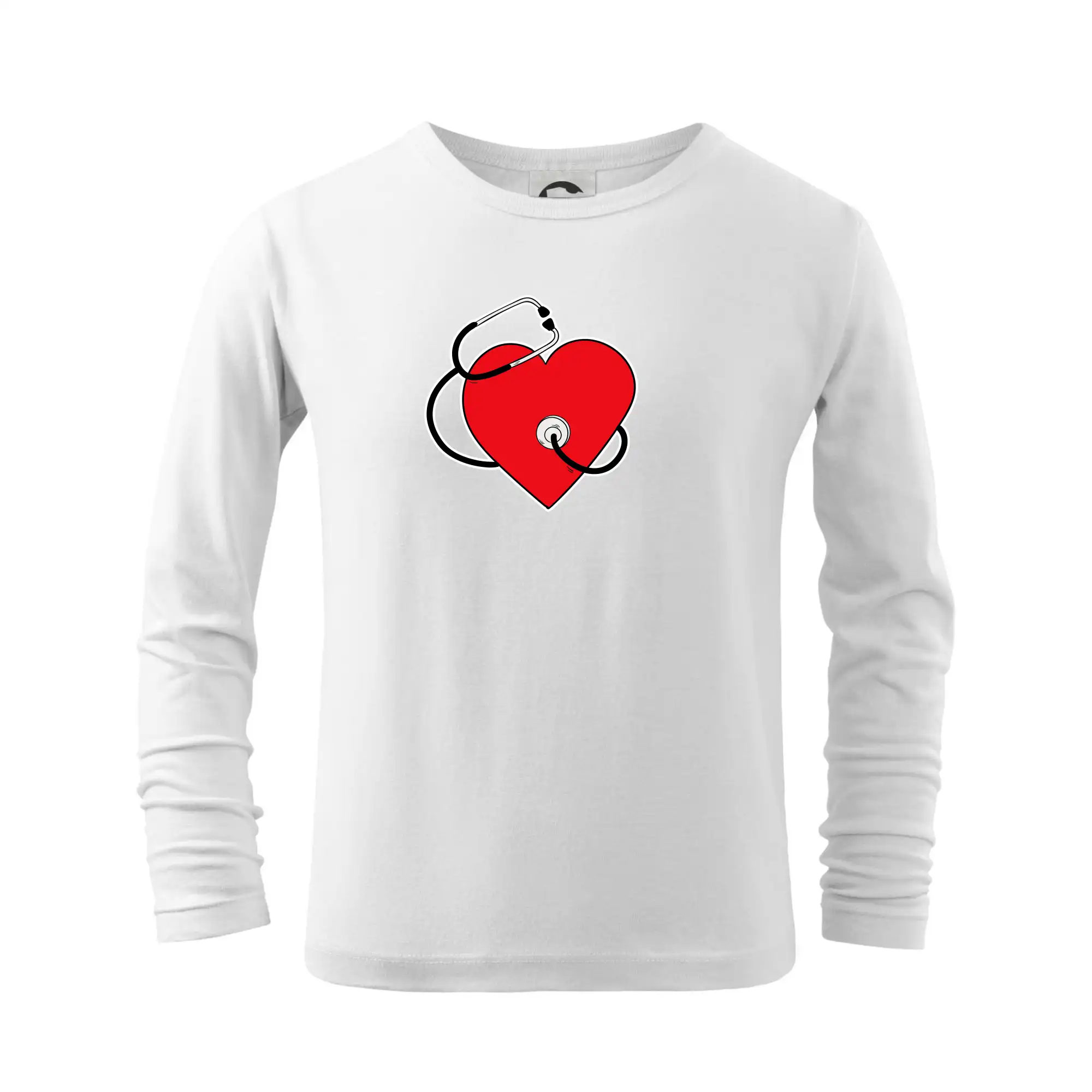 Internista srdce - Tričko detské Long Sleeve