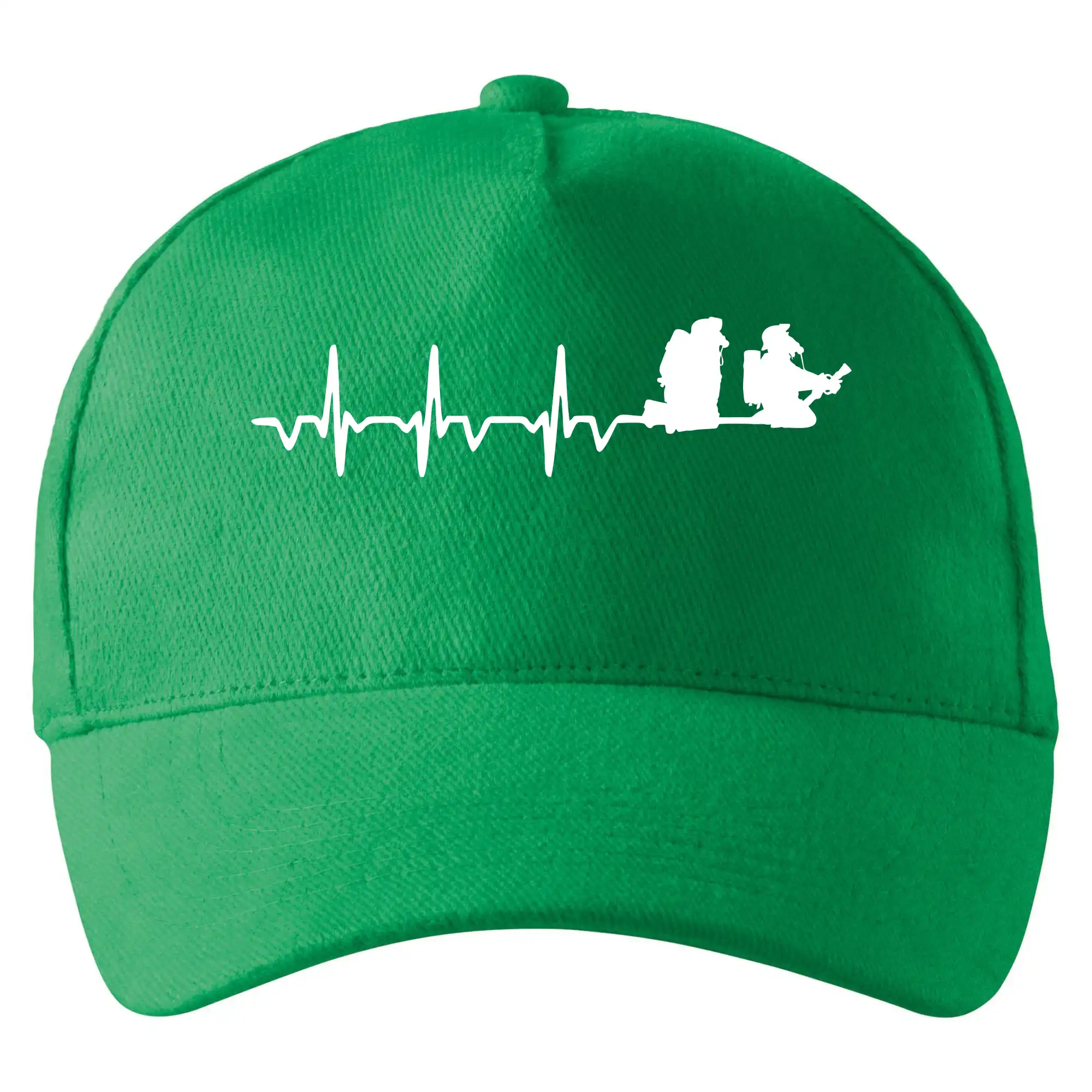 Originálne tričká pre hasičov - EKG hasiči - Šiltovka so zahnutým šiltom a mosaznou sponou