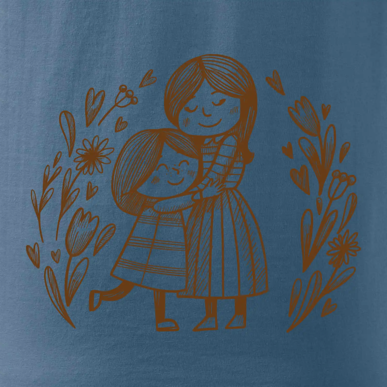 Matka a dcera v objetí