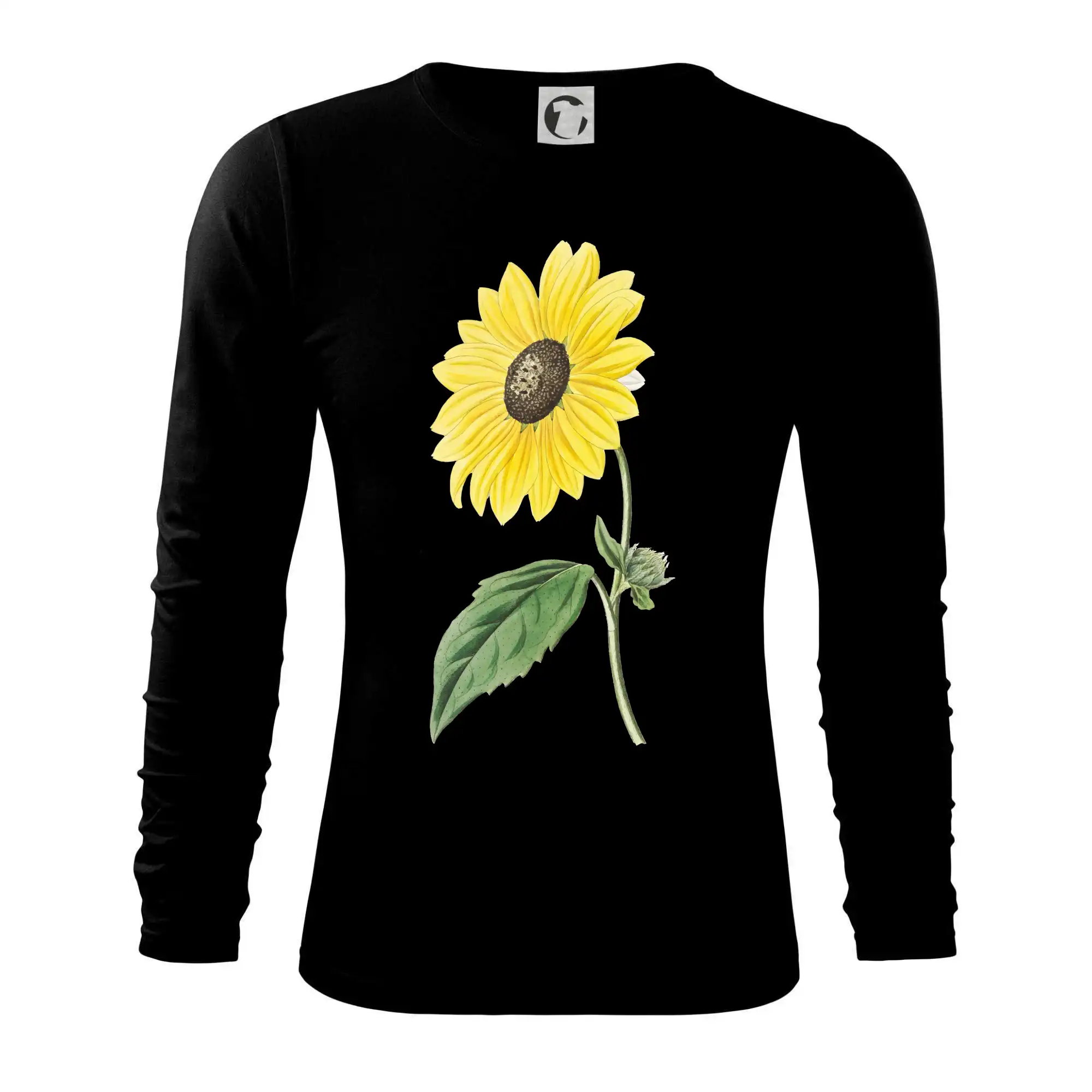 Slunečnice otočená