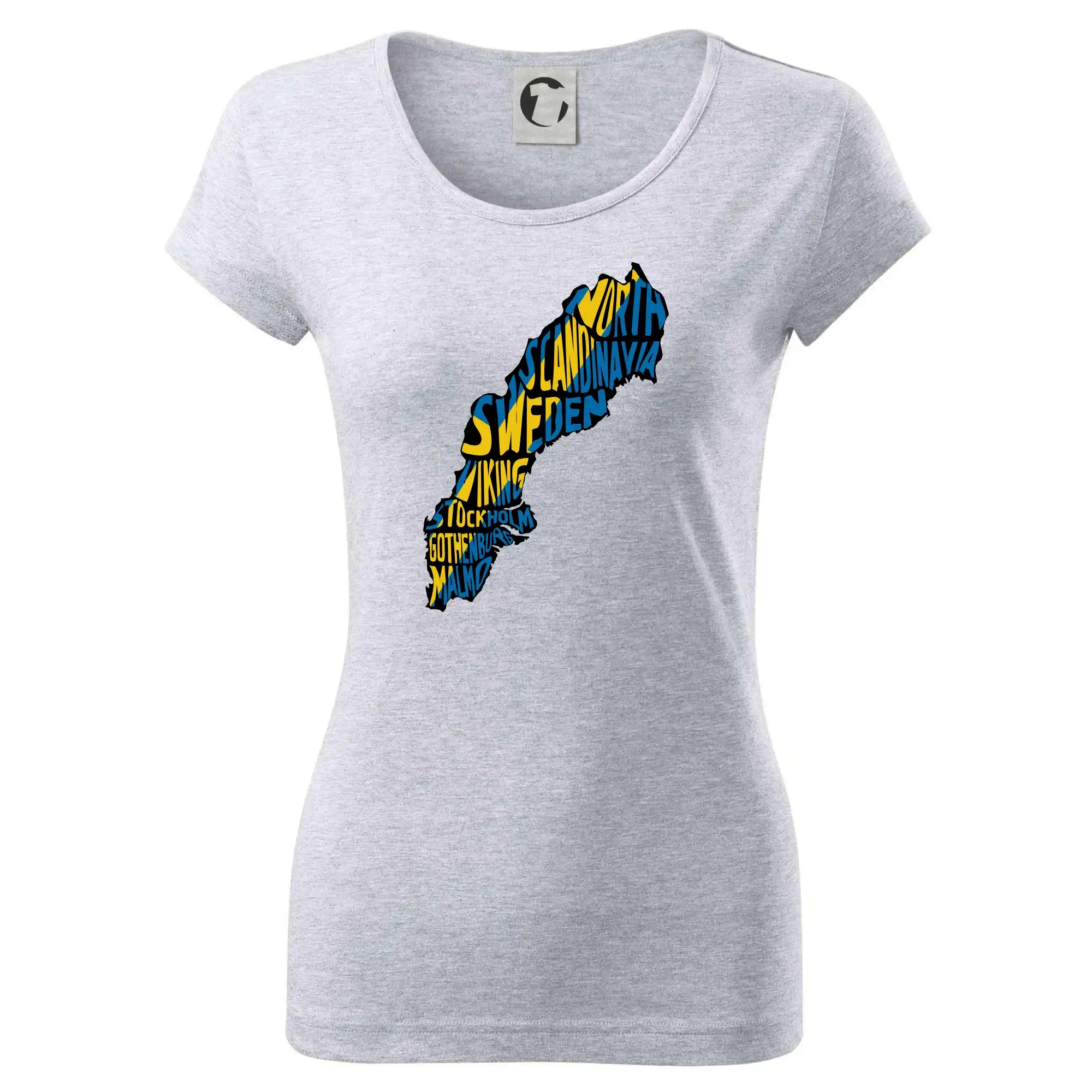 Mapy - názvy měst - Švédsko