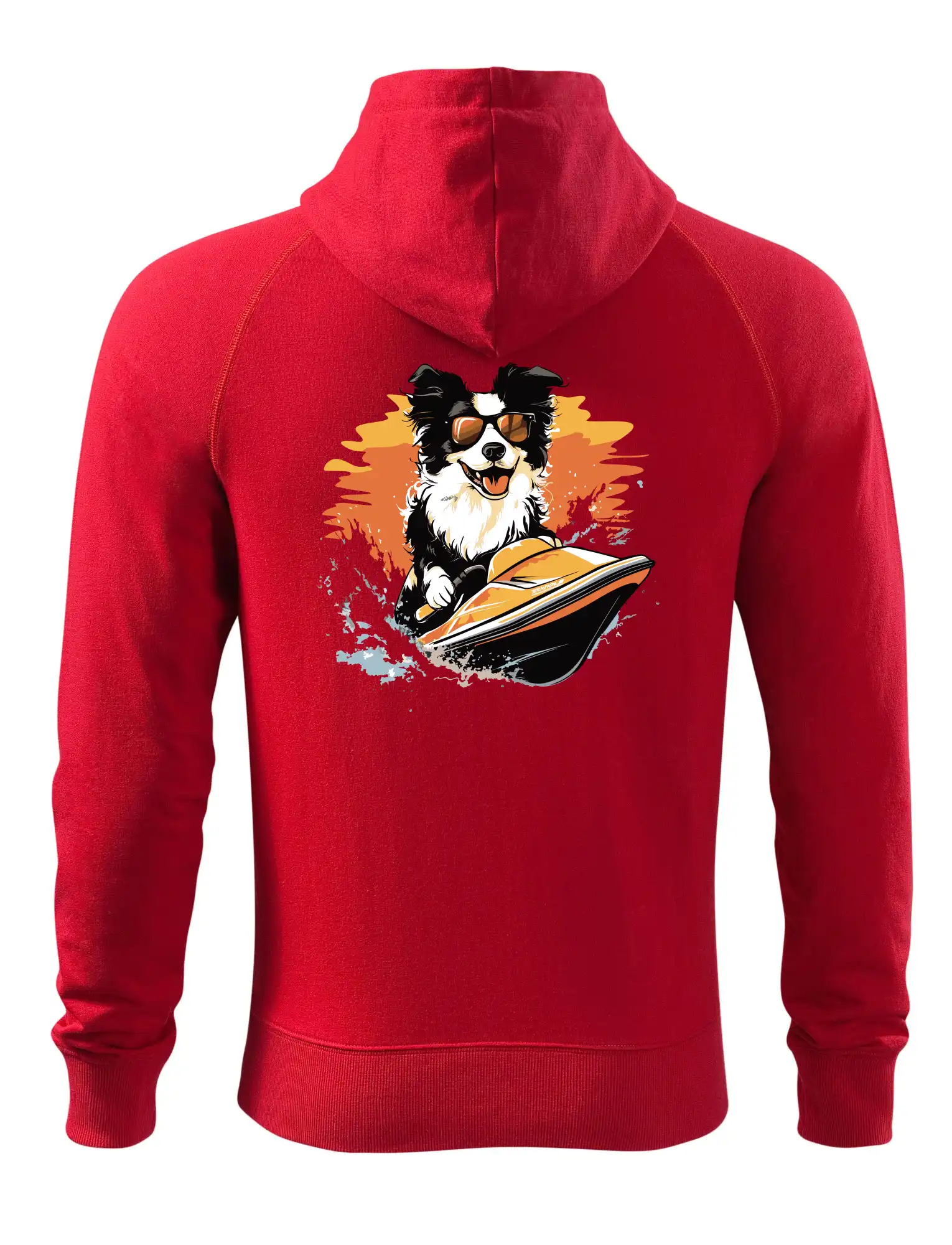 Border Kolie na vodním skútru