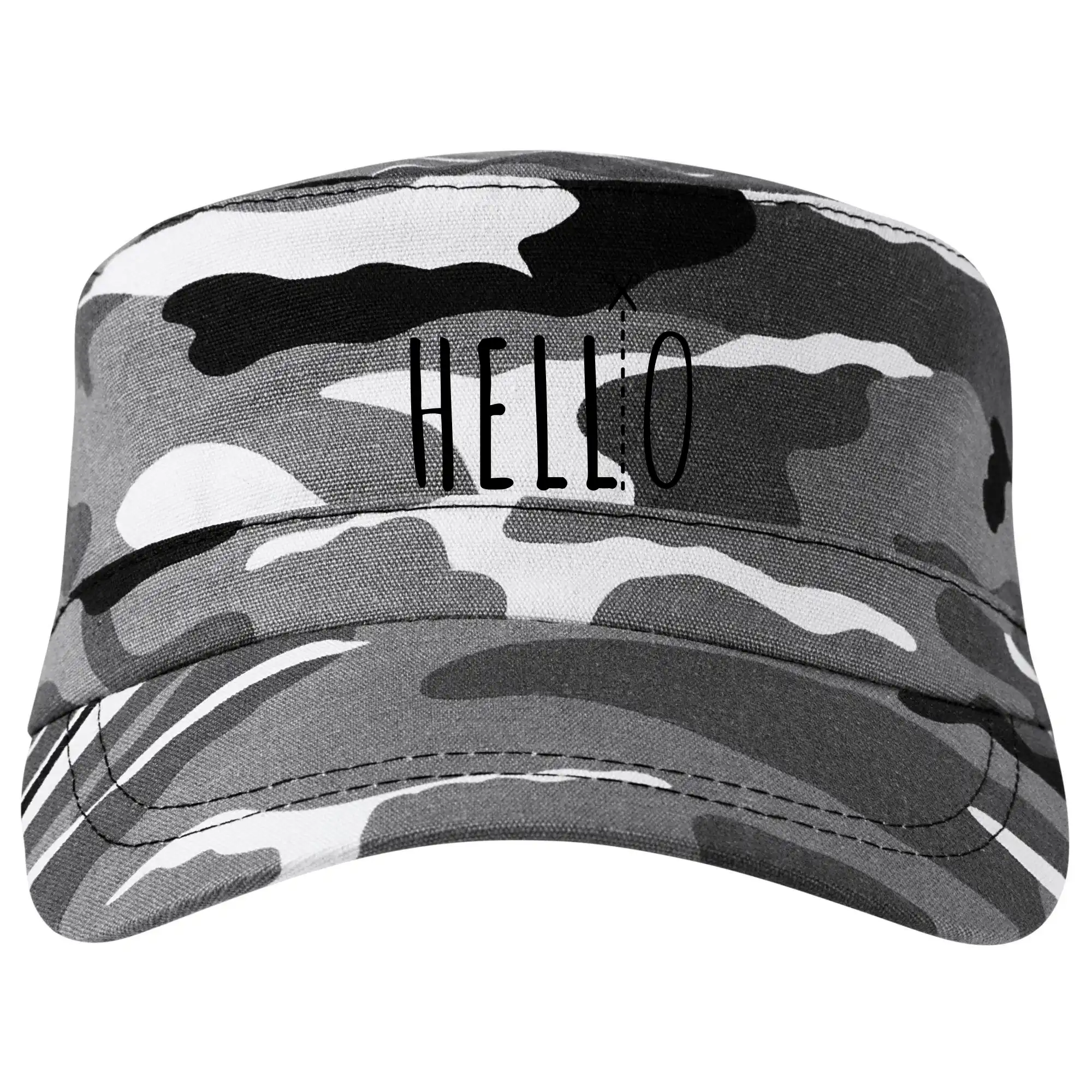 Tričká na párty - Hello - Šiltovka CAMO