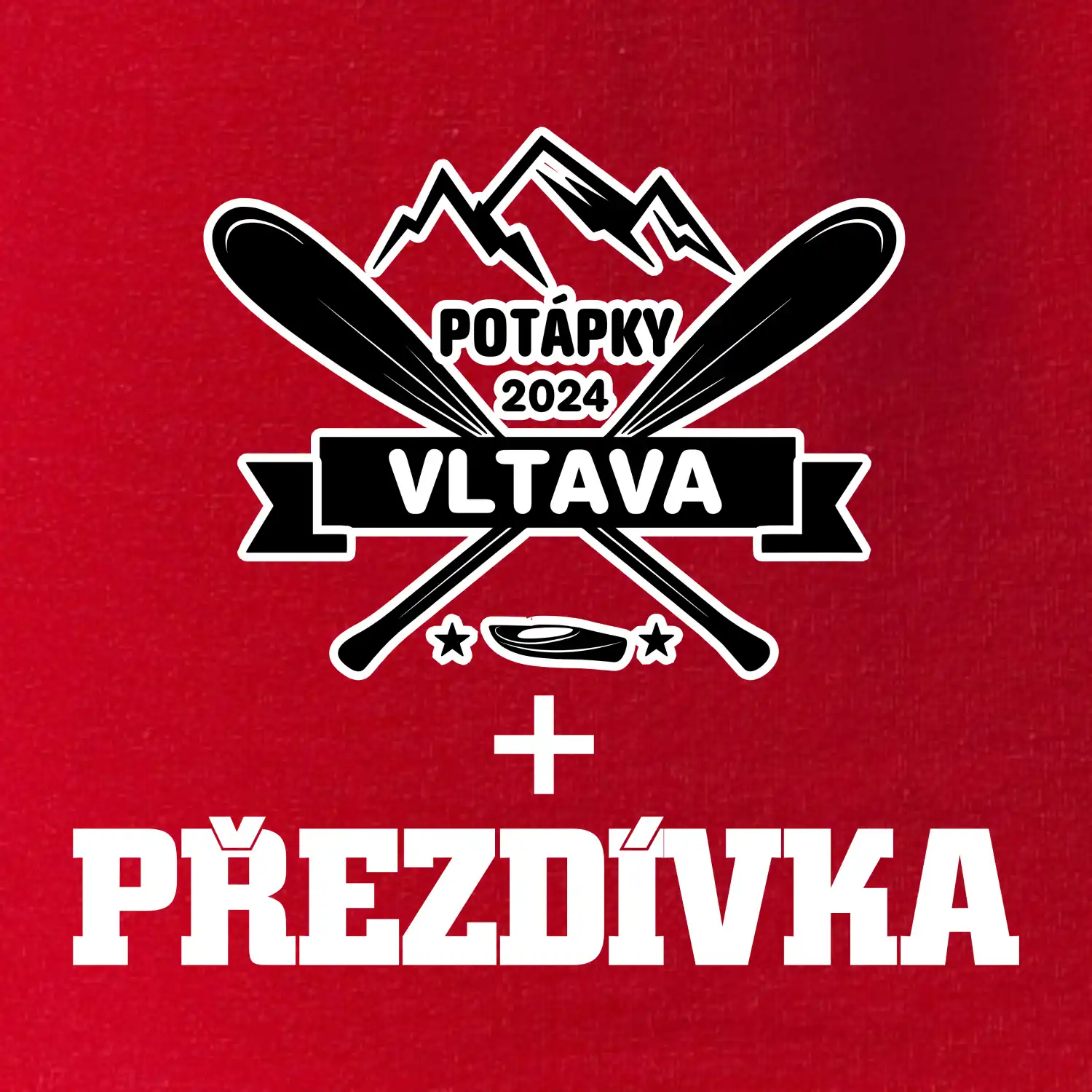 K vode - pádla hory (vlastný nápis)