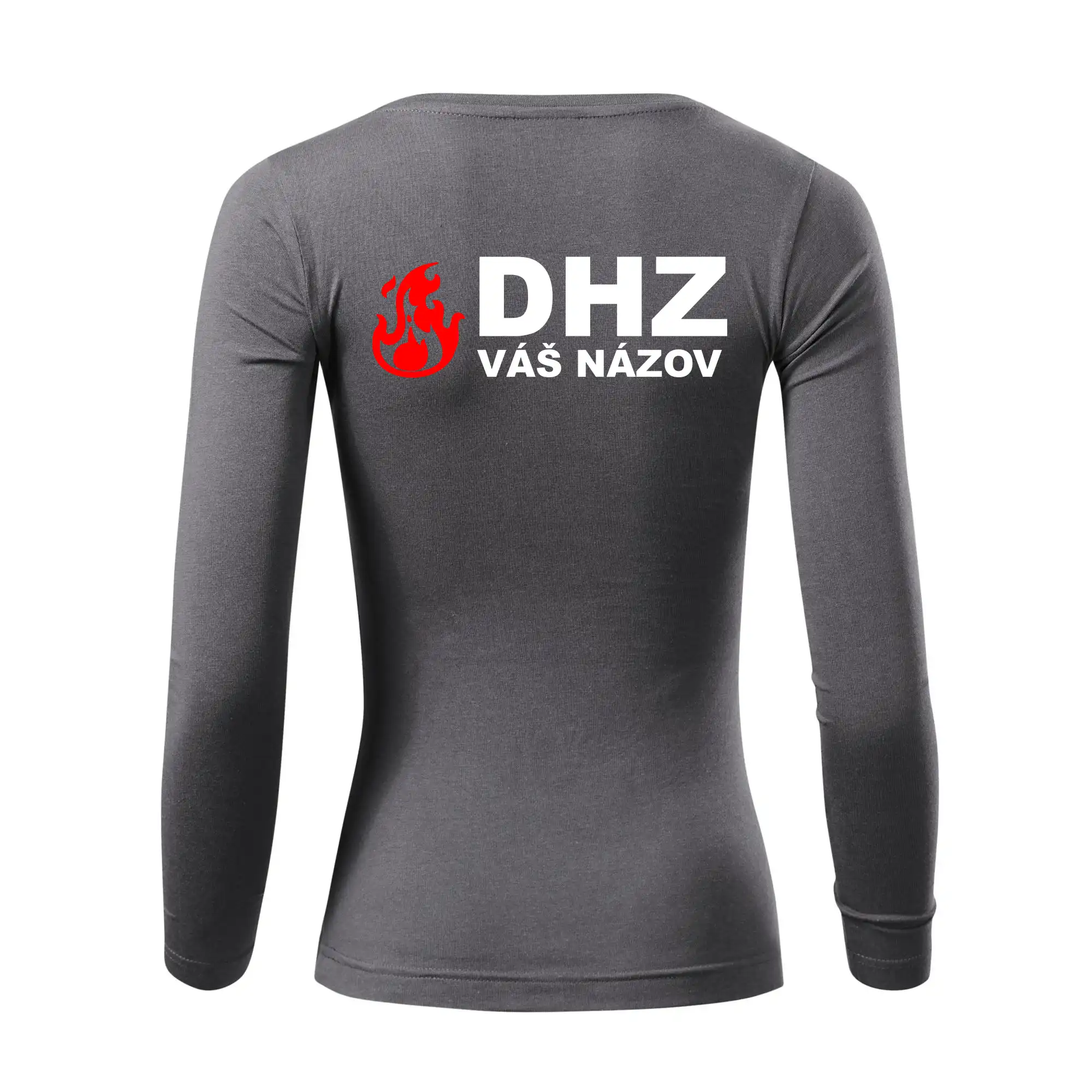 DHZ (oheň, firesport, názov sboru - vlastný nápis)