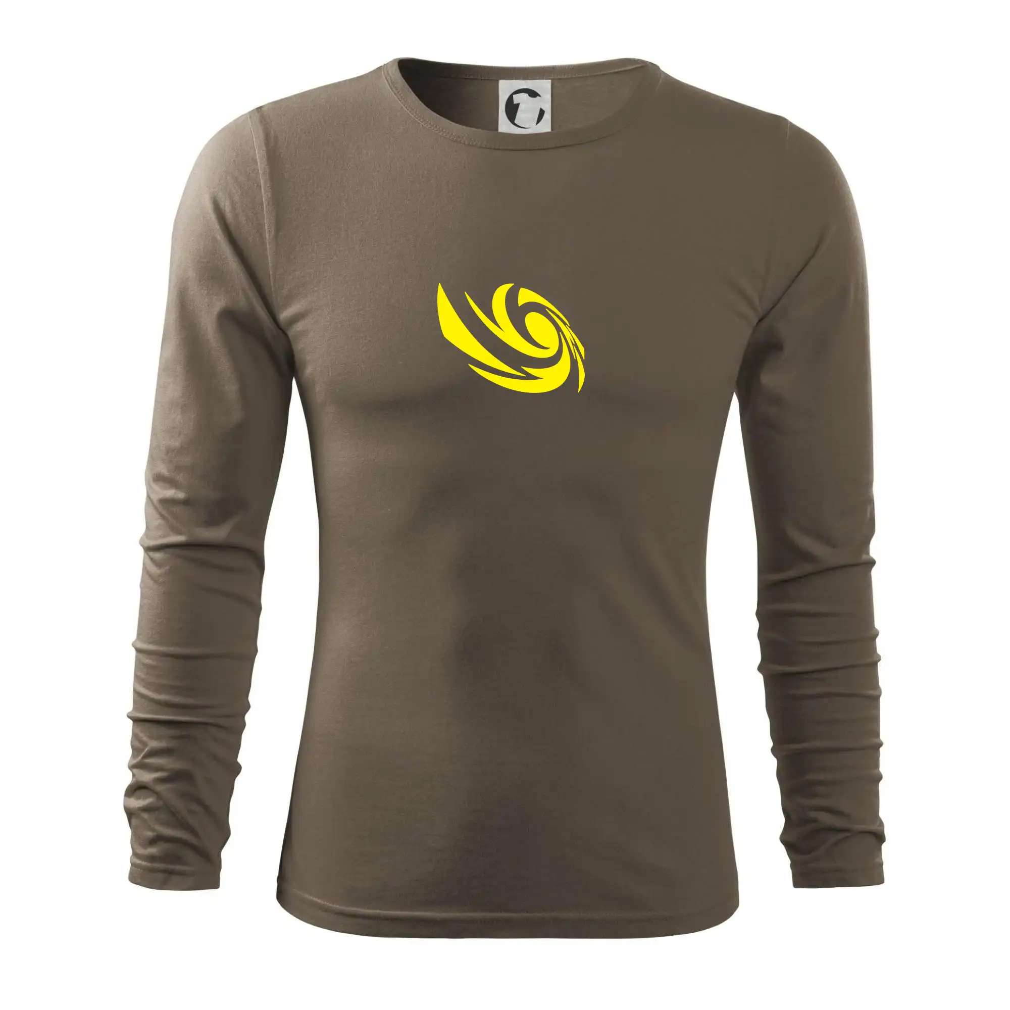 Tričká, mikiny a šiltovky pre Youtubery - Vortex logo samostatné - Tričko s dlhým rukávom FIT-T long sleeve