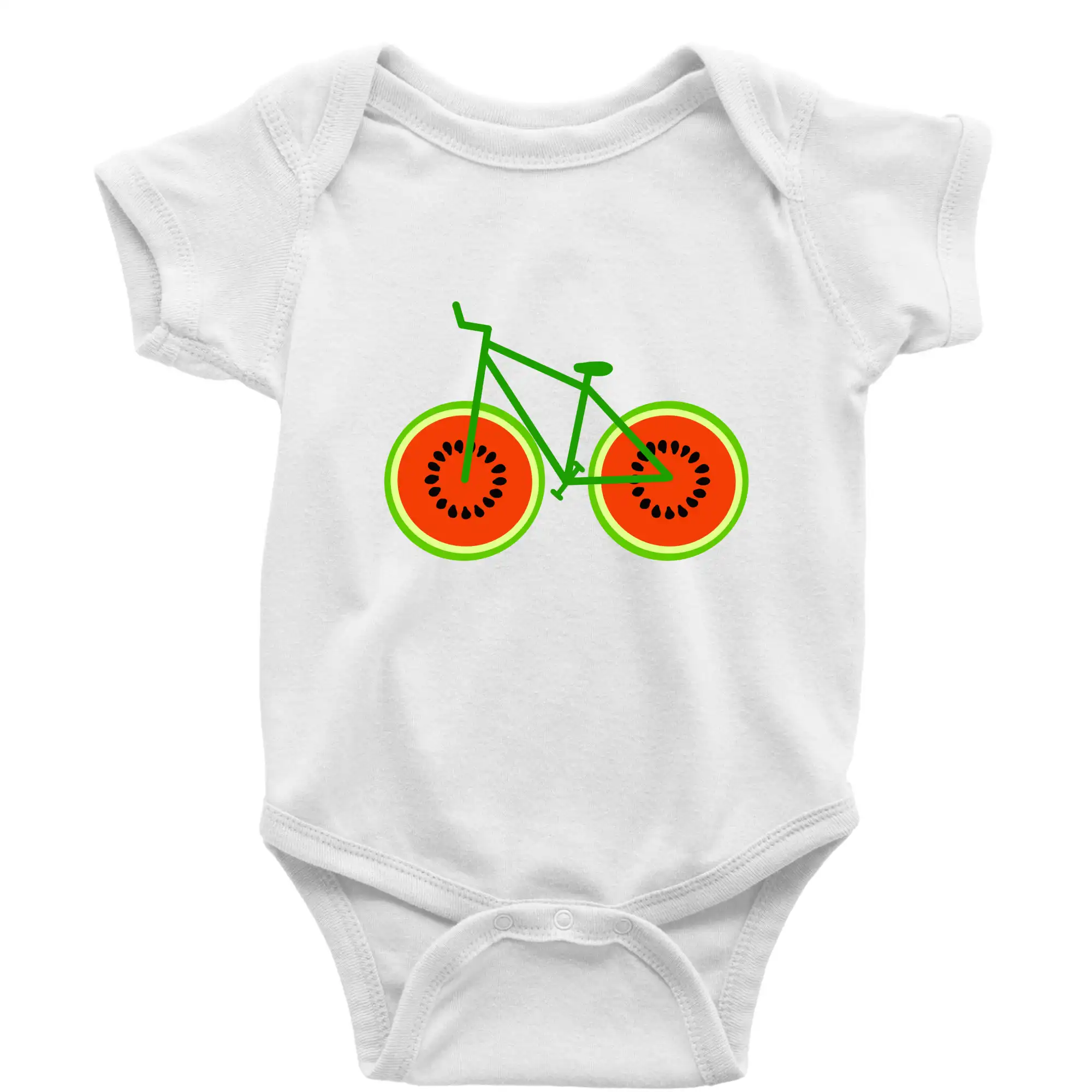 Tričko ako darček pre cyklistu - Kolo meloun (Moňas) - Body dojčenské s krátkym rukávom