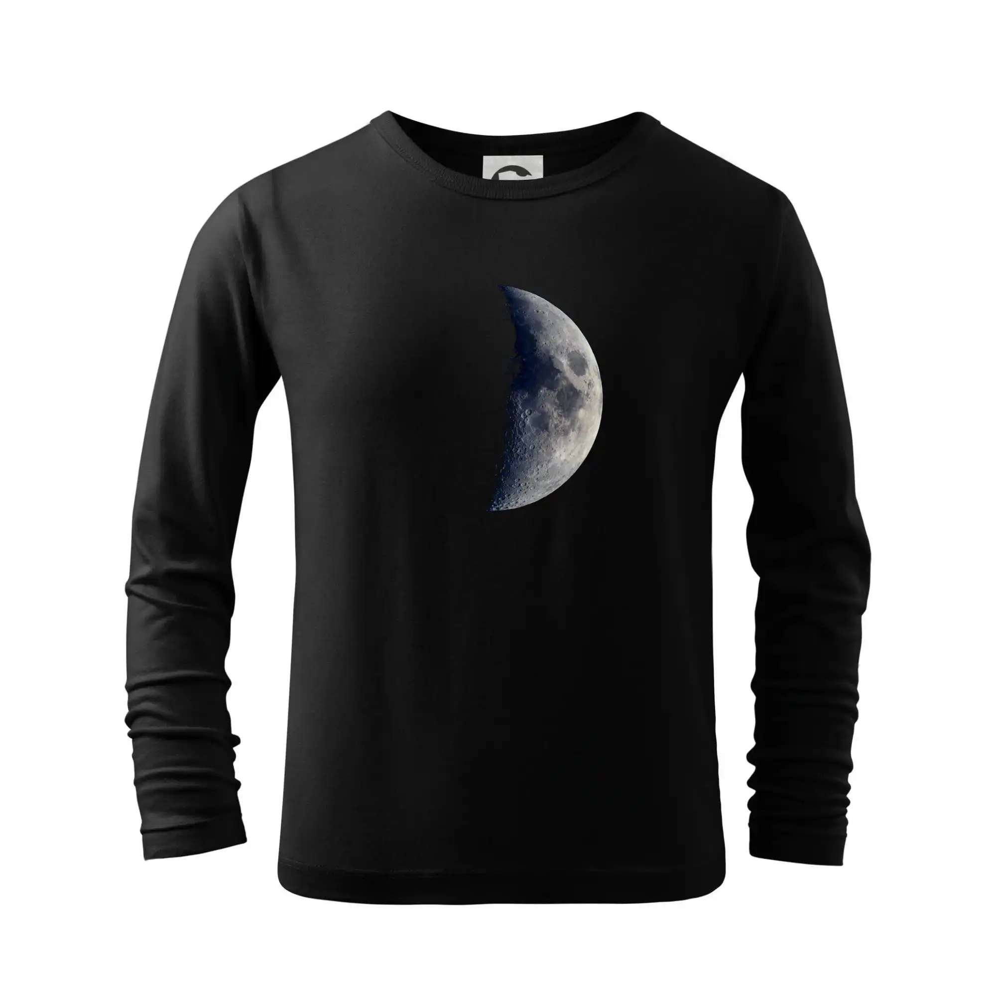 Vesmirne tričká - Fotky planét - mesiac - Tričko detské Long Sleeve