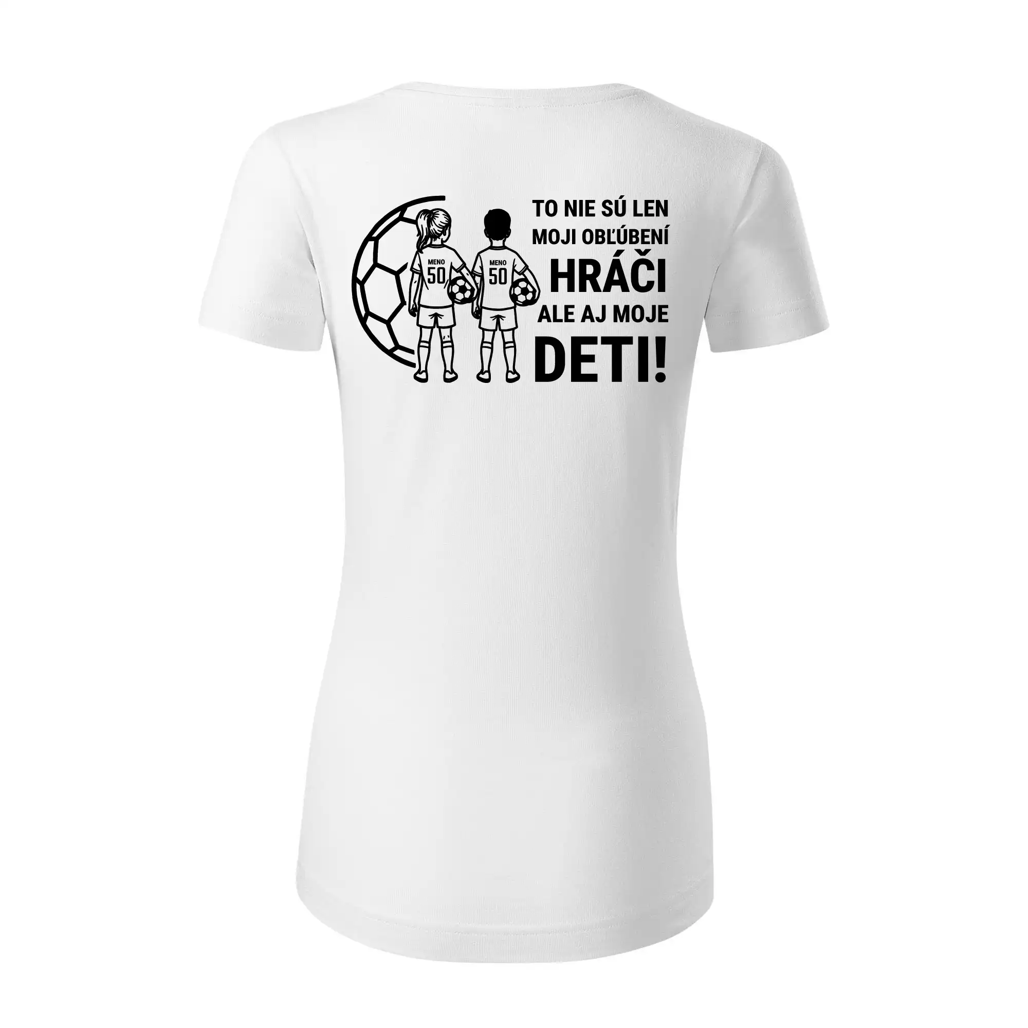 Futbalová mama - syn a dcéra (vaše meno a číslo)