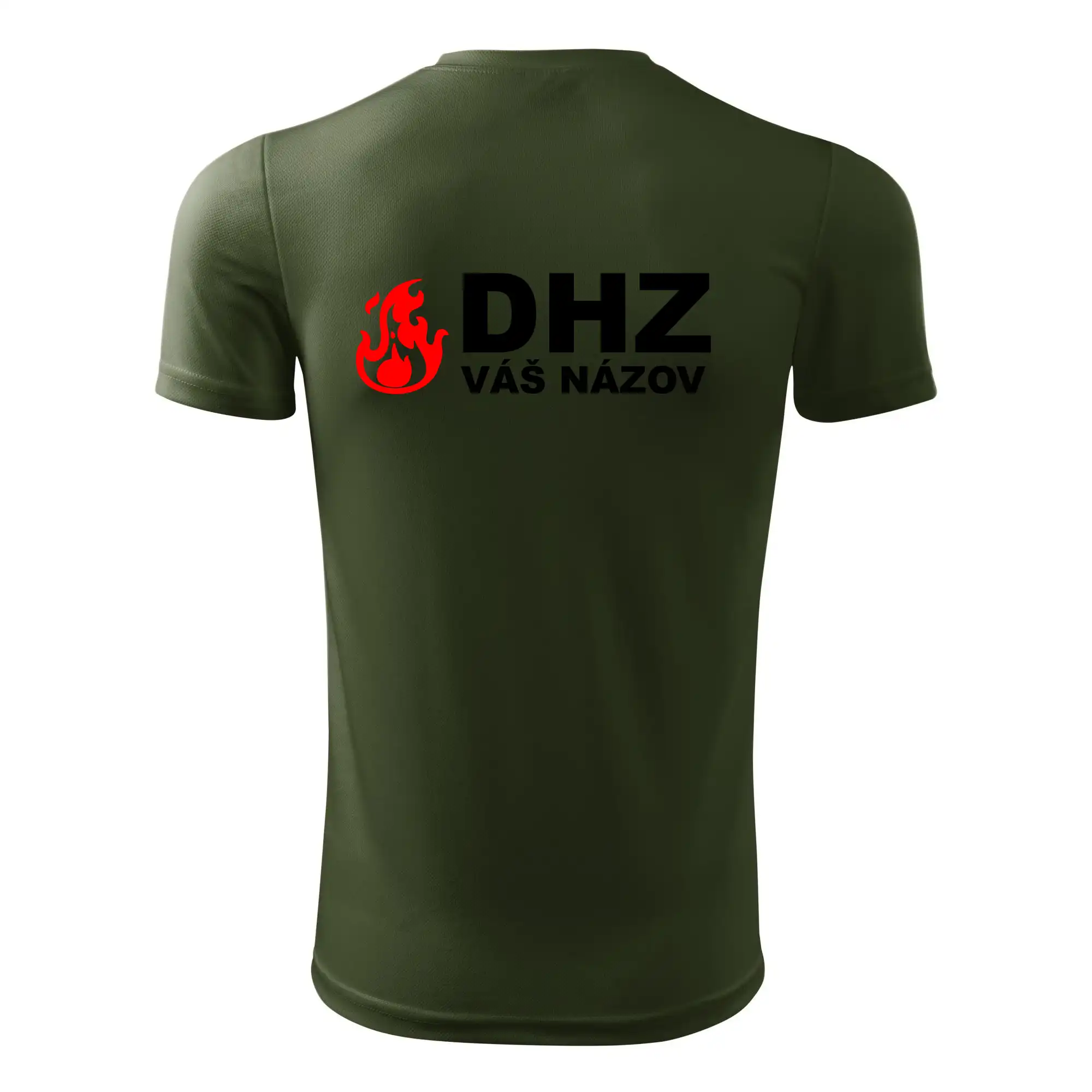 DHZ (oheň, firesport, názov sboru - vlastný nápis)
