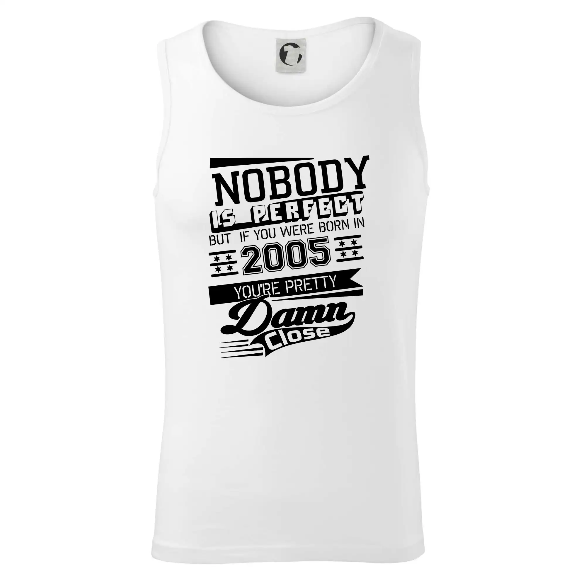Tričká k narodeninám - Nobody is perfect - 2005 - Tielko pánske Core