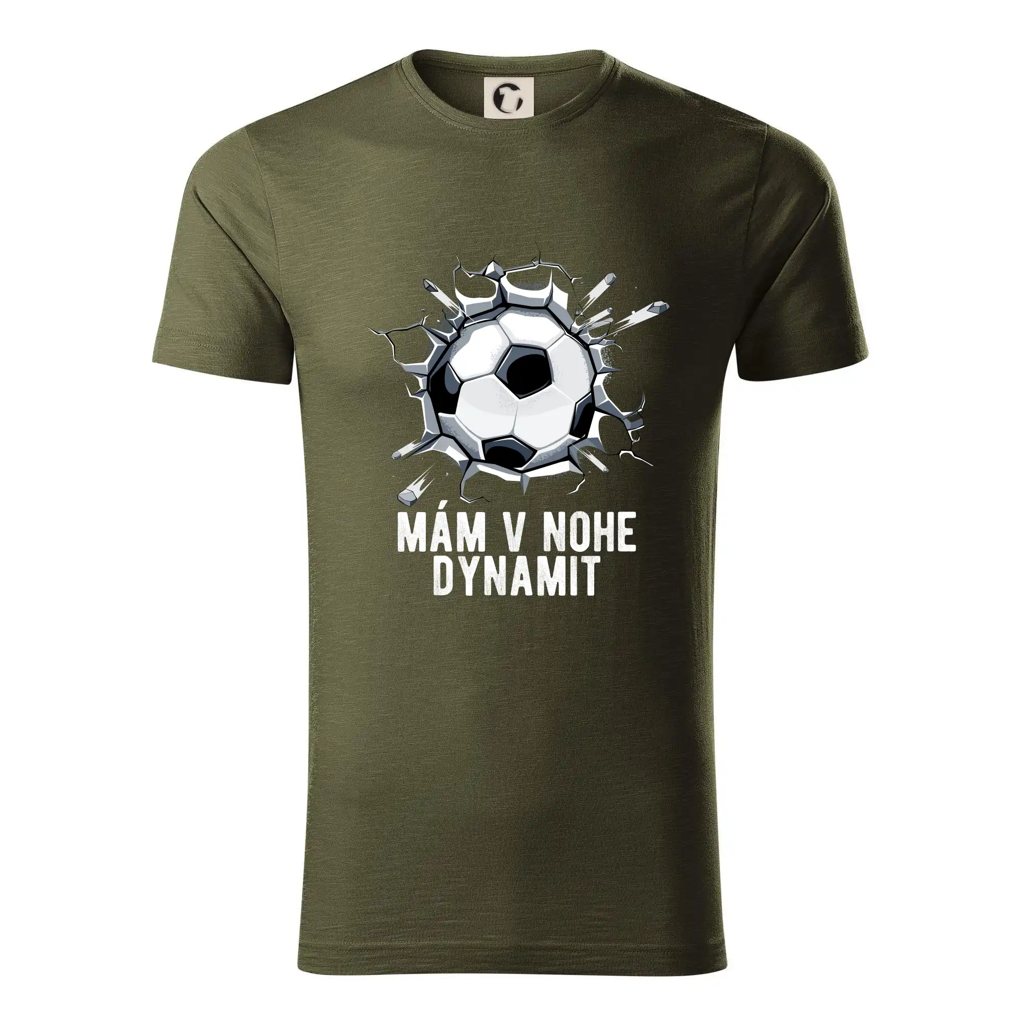 Tričká pre futbalistov - Mám v nohe dynamit - Tričko z organickej bavlny