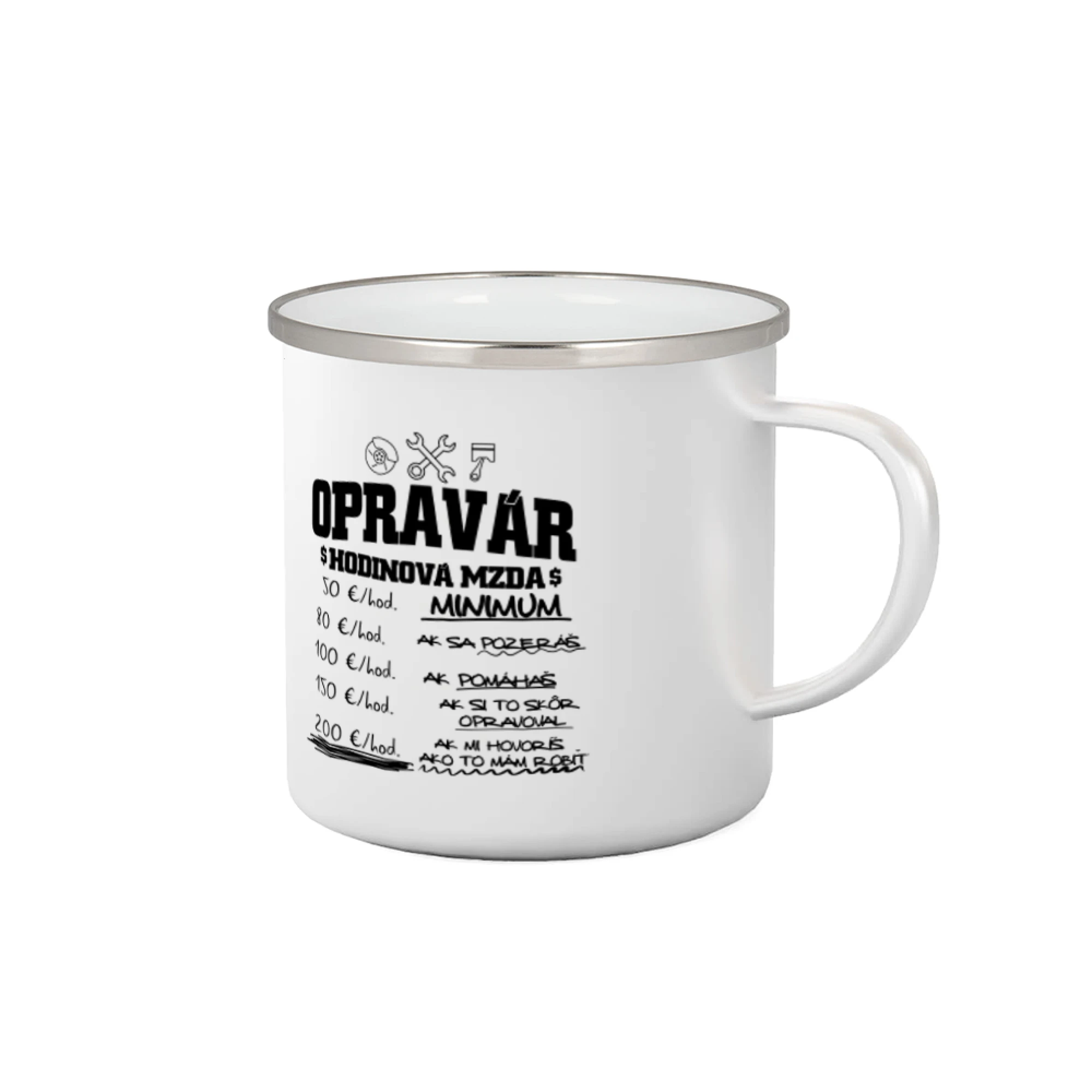 Auto tričká - Hodinová mzda - opravár - Plecháčik