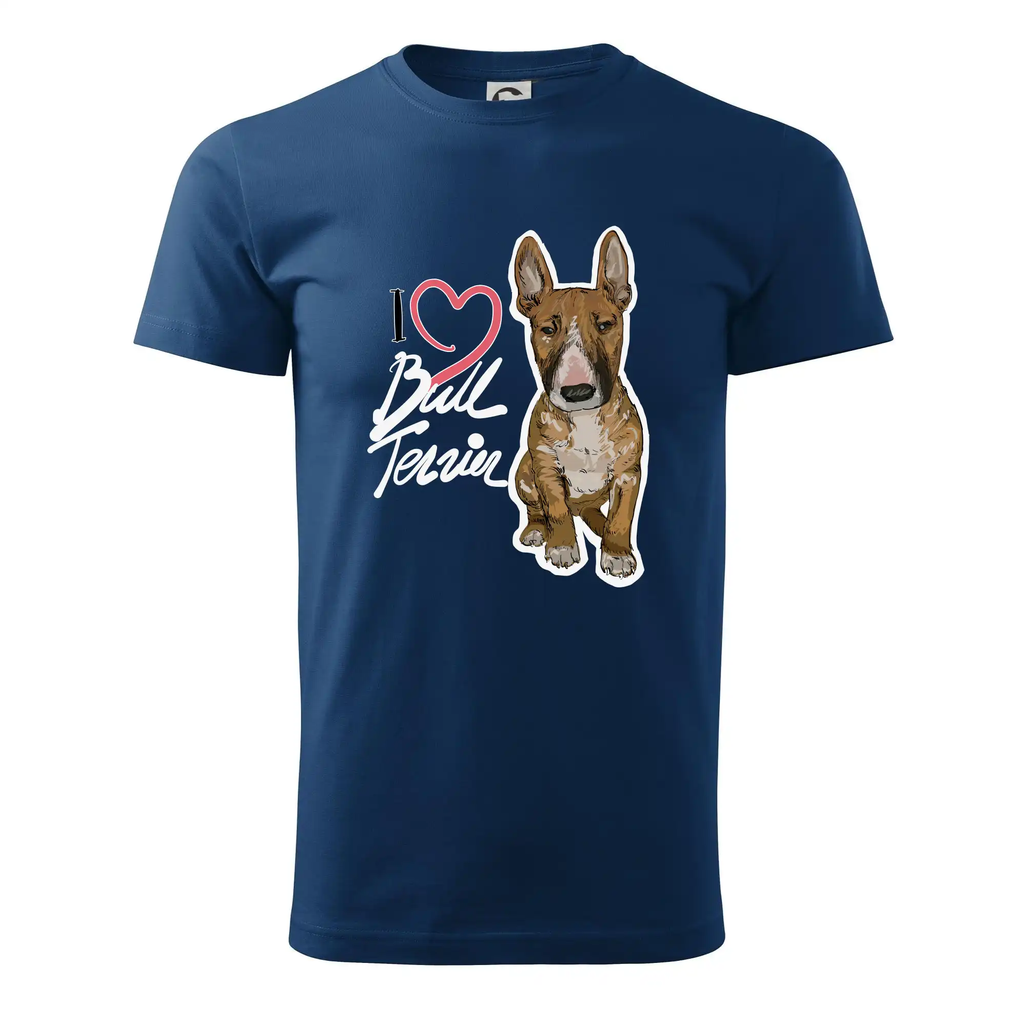 Ostatné psie plemená - I love bull terrier - Pánske tričko nižšej gramáže