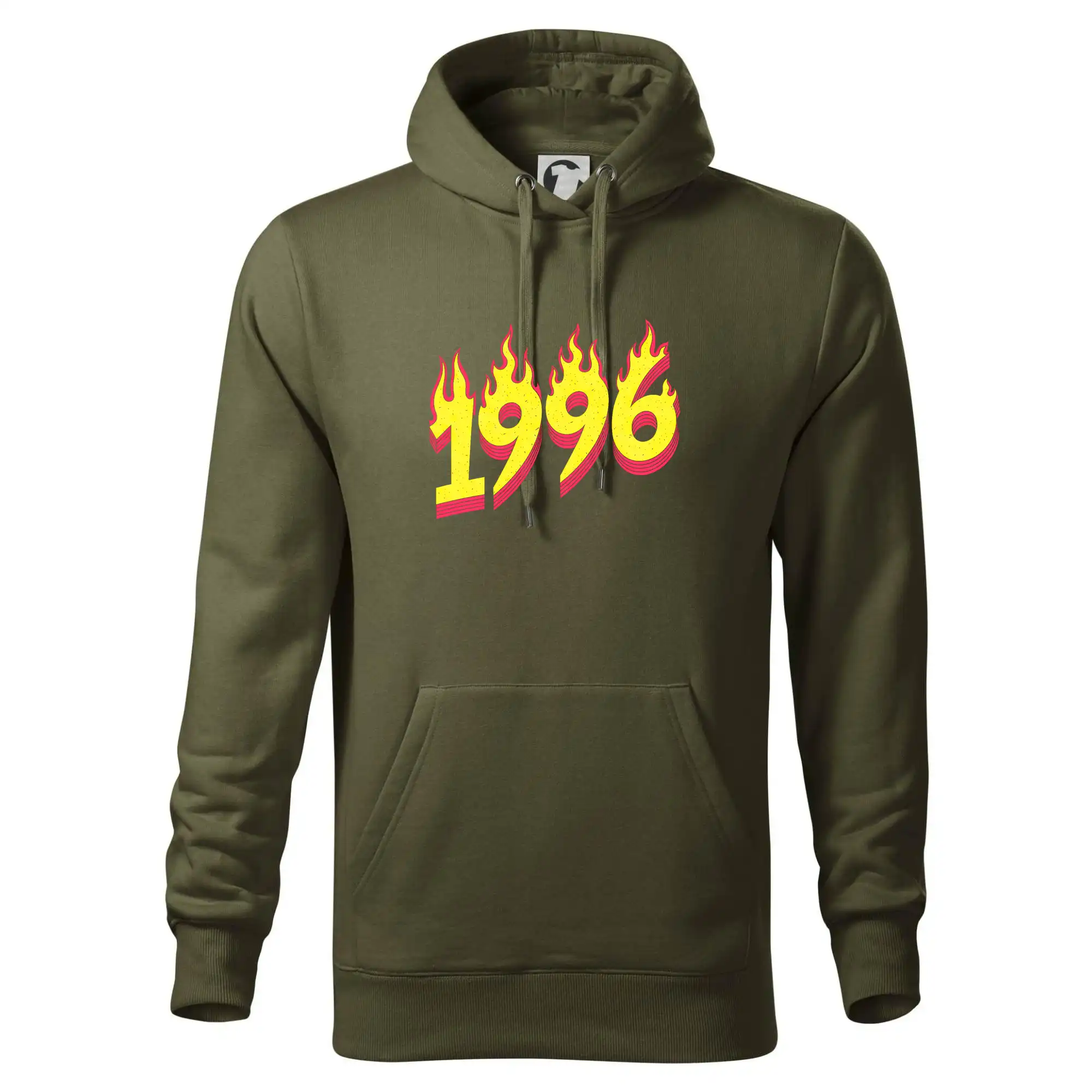 Trička s ročníkom 1996 - Narodeniny v ohni 1996 - Mikina pánska Cape s kapucňou