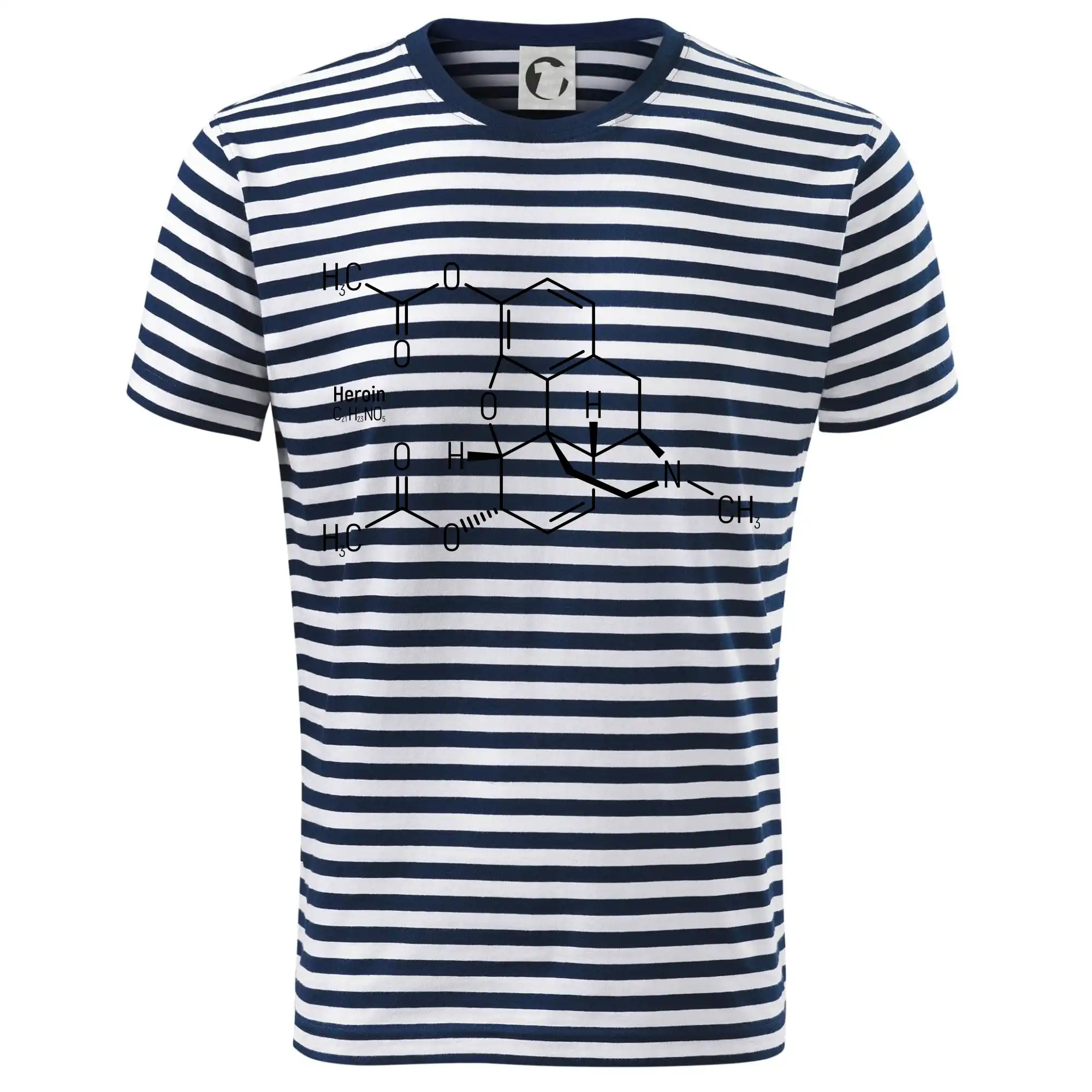 Vtipné tričká pre Chemiky - Molekulárna štruktúra Heroín - Dětské triko na vodu