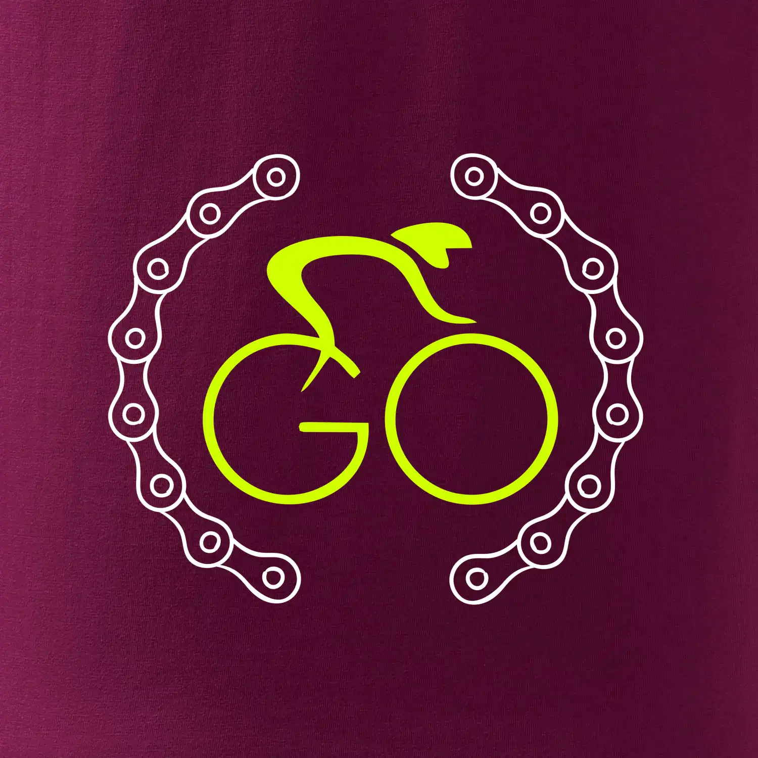 GO cyklista (fluo potisk)