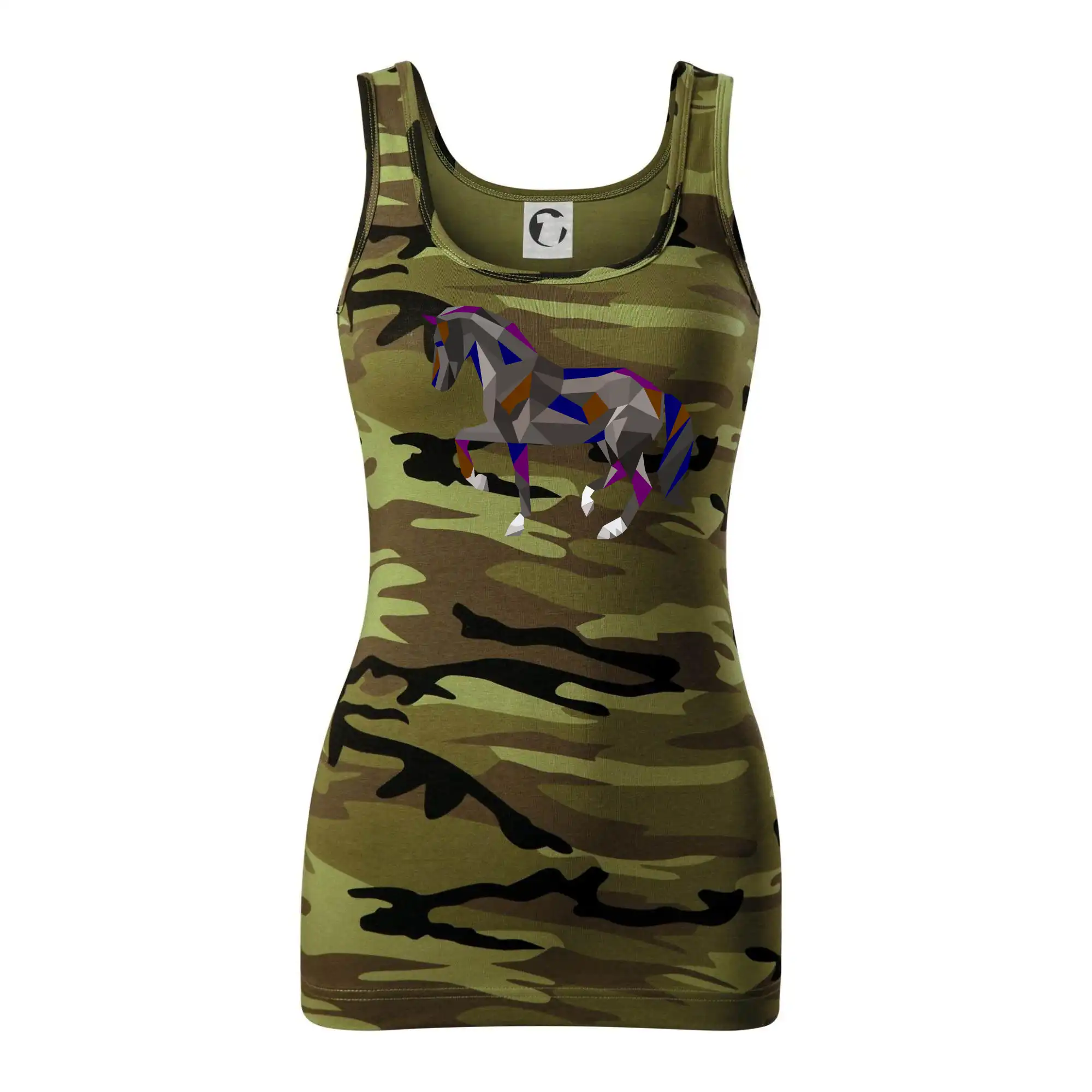 Kůň geometrie barevný