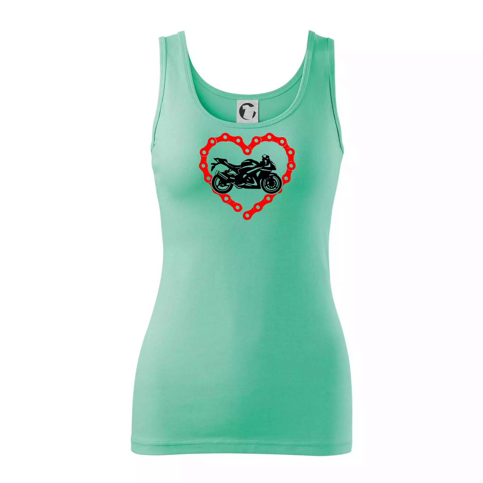 Moto srdce řetěz - silniční