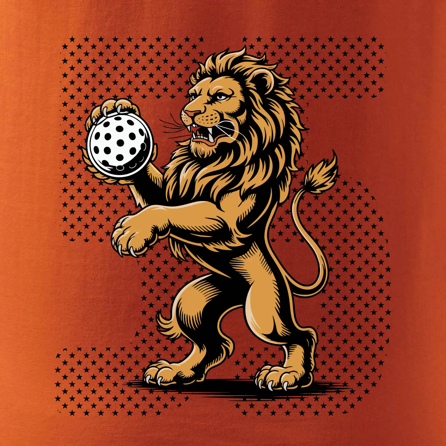 Floorball lev stojící a číslo