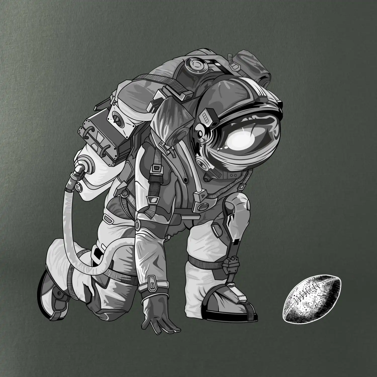 Americký fotbal astronaut