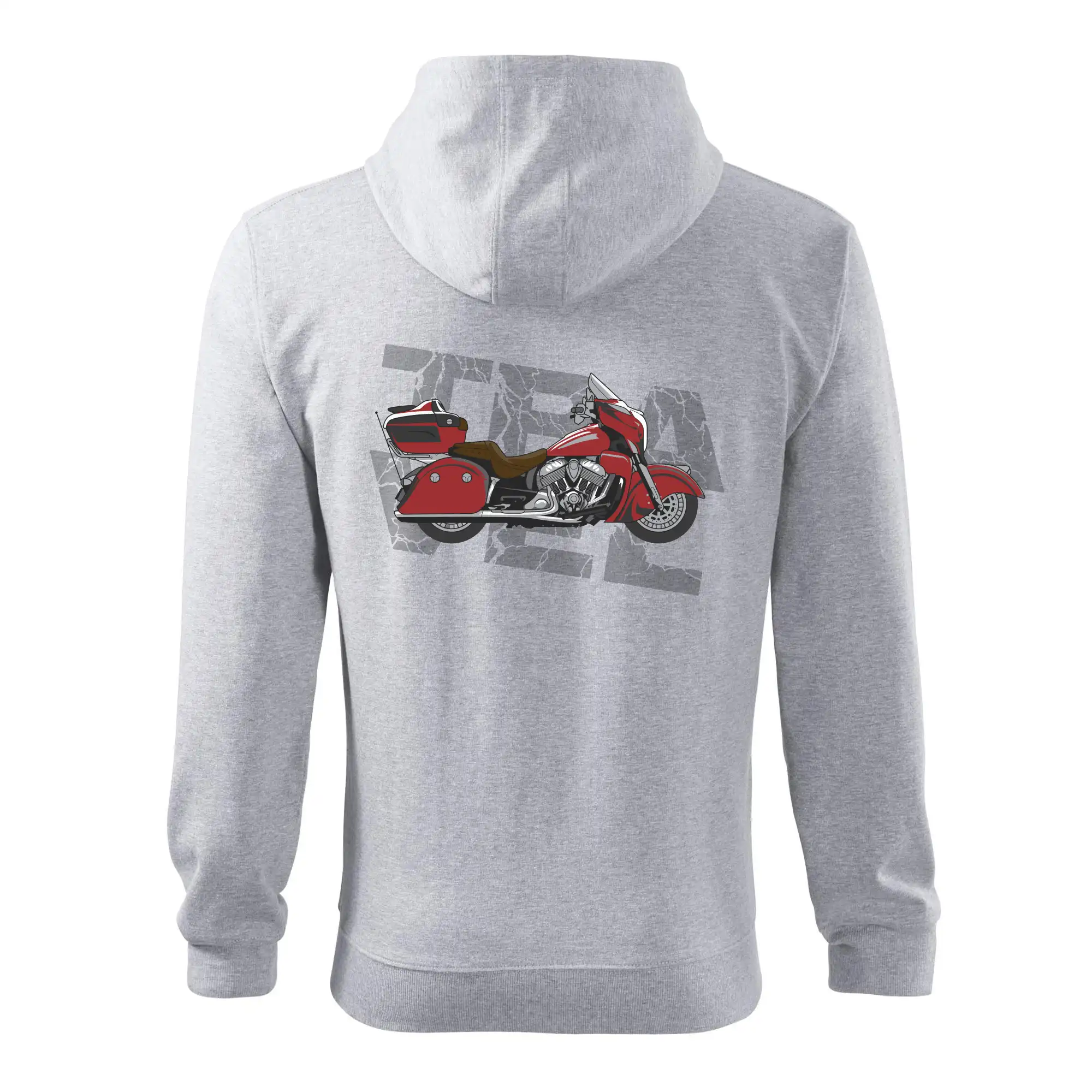 Cestovní motorka Amerika červená