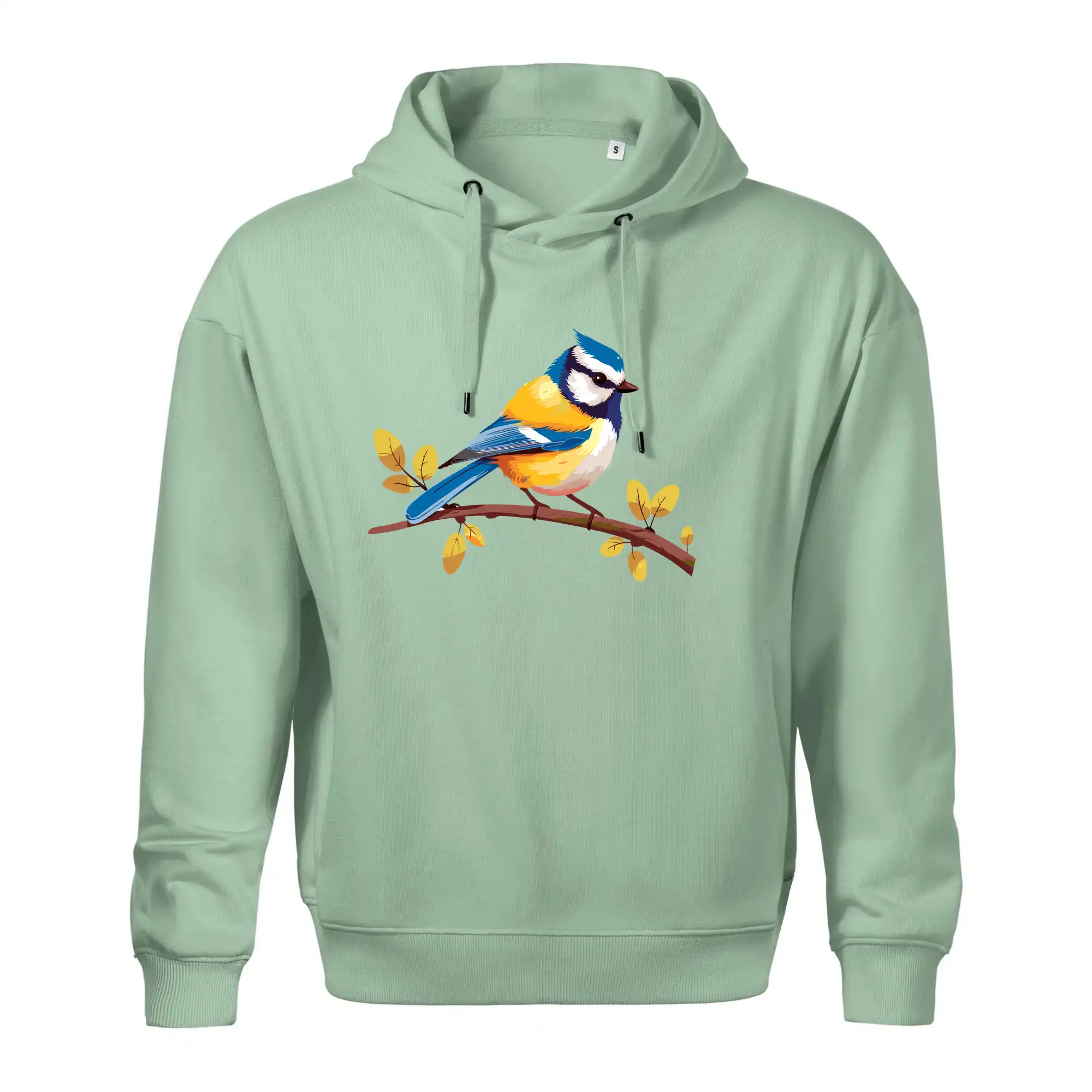 Sýkorka modřinka kreslená