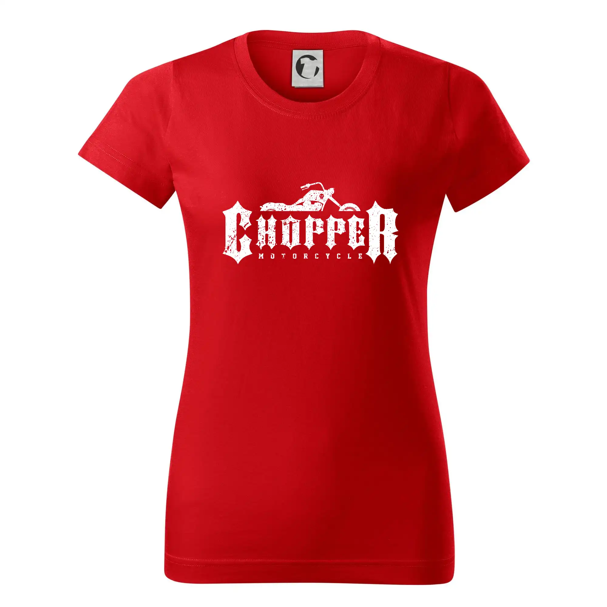 Chopper triko - Chopper nápis - Dámske tričko basic - ľahko voľnejšie a dlhšie