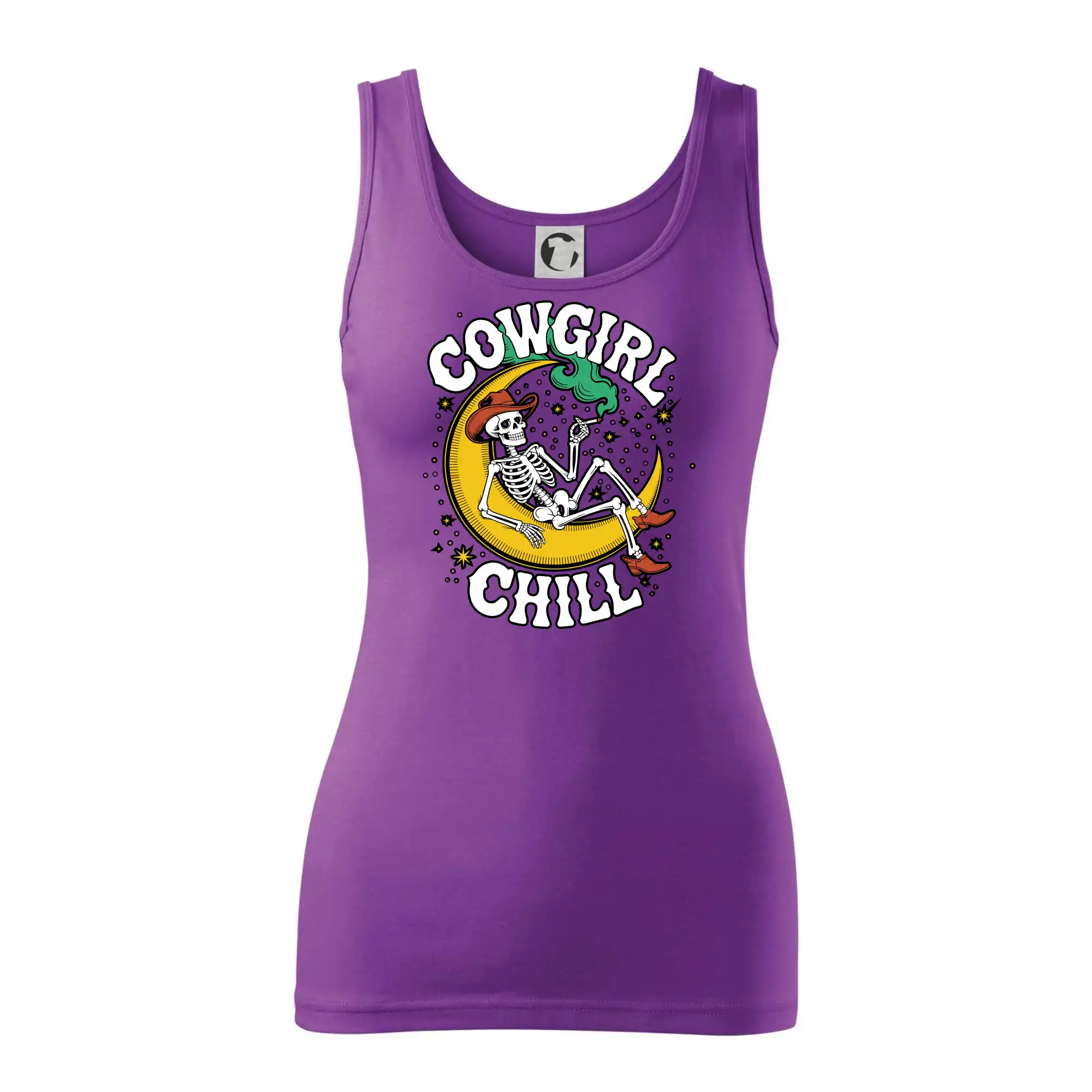 Tričká s koňmi - Cowgirl Chill - Dámske tielko
