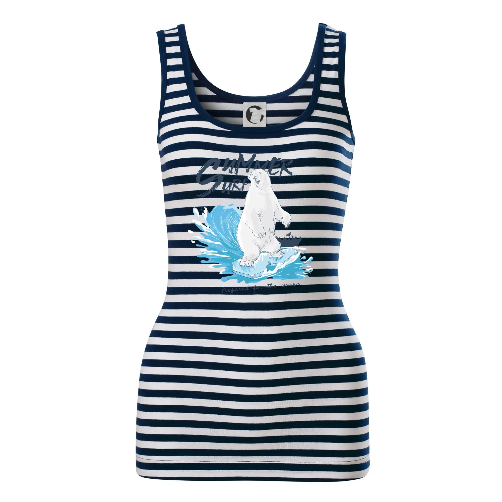 Surferske tričká - Medveď surfer - Sailor tielko na vodu