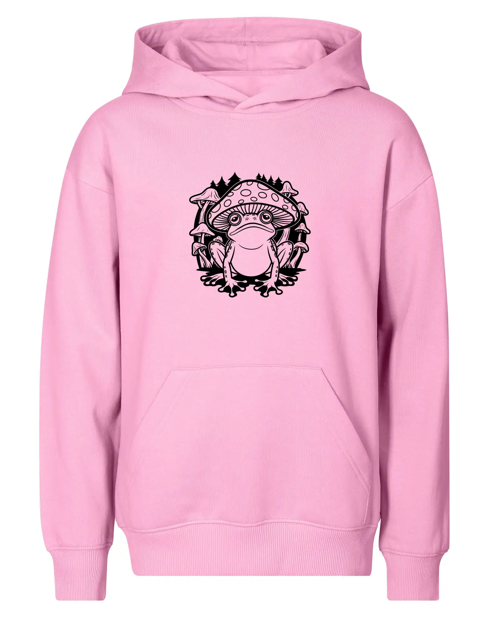 Goblincore čierna hubožaba