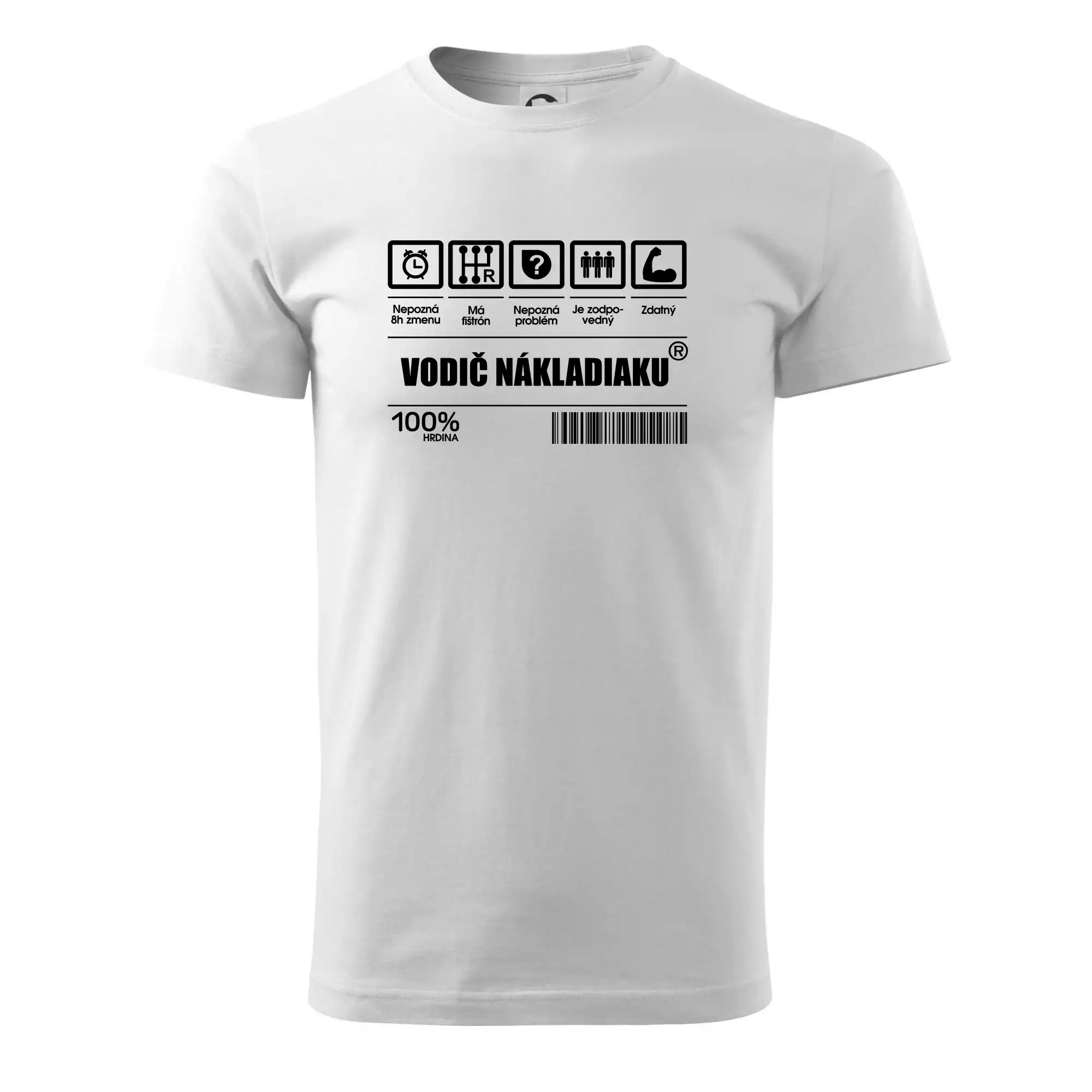 Čiarový kód - Vodič nákladiaku