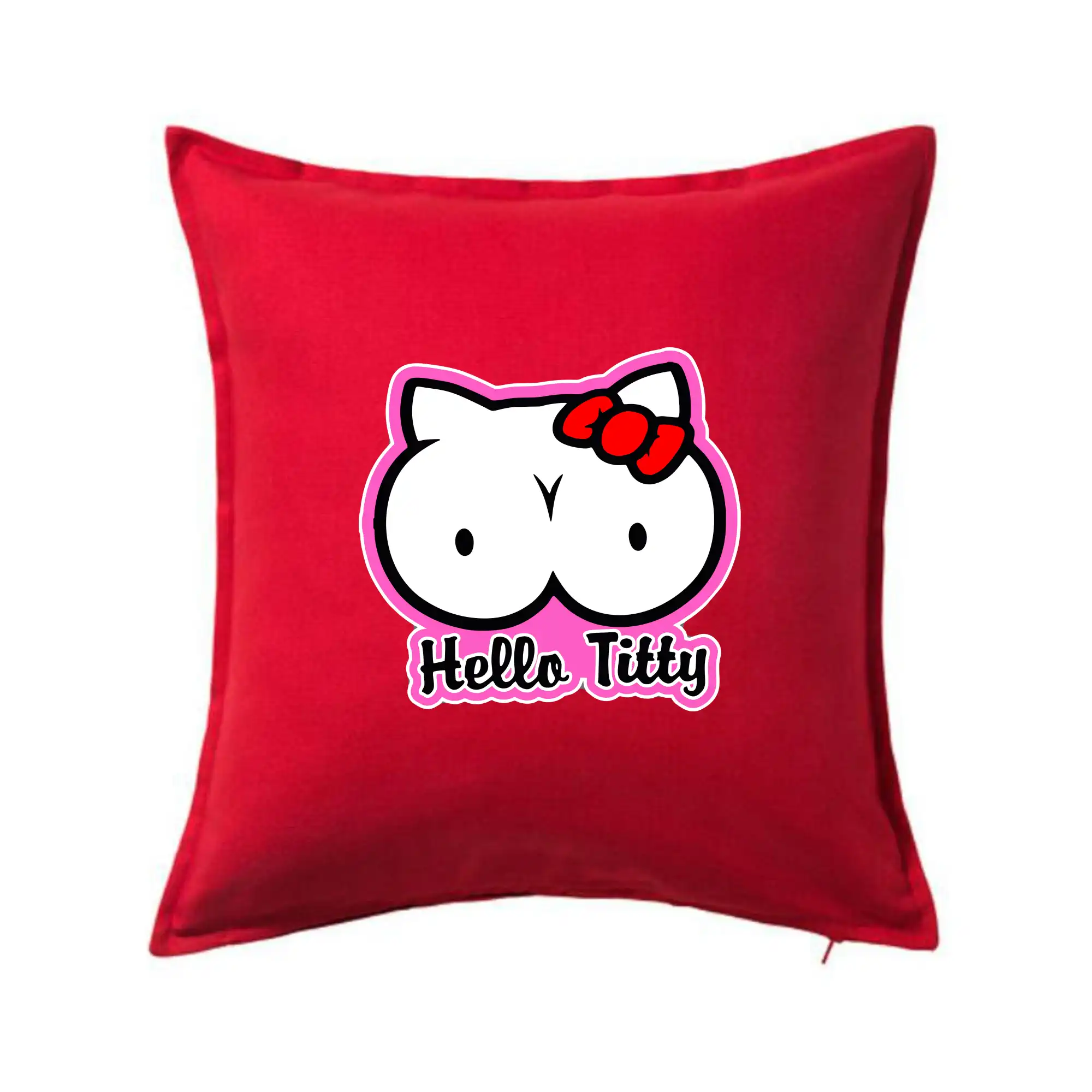 Grafické tričká - Hello titty - Vankúš 50x50