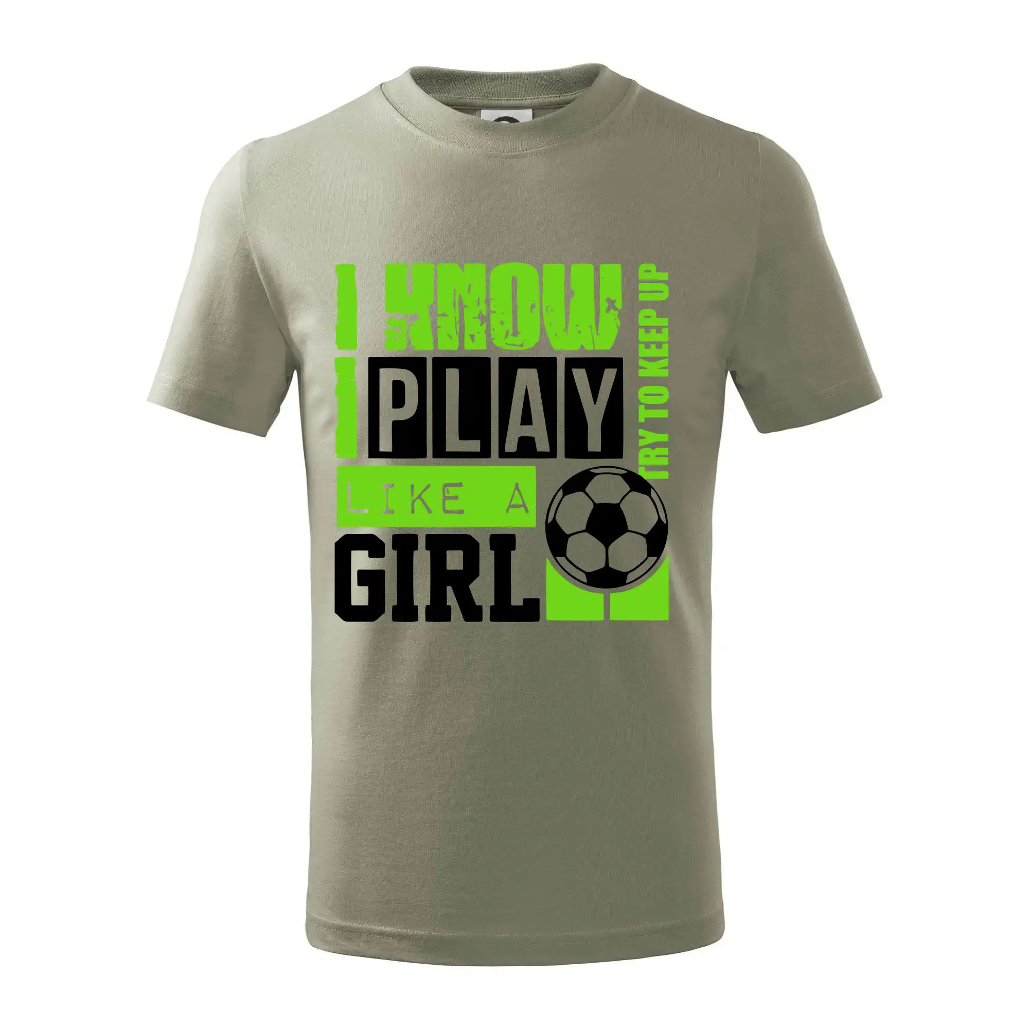 Tričká pre futbalistov - Play girl - Tričko detské bavlnené
