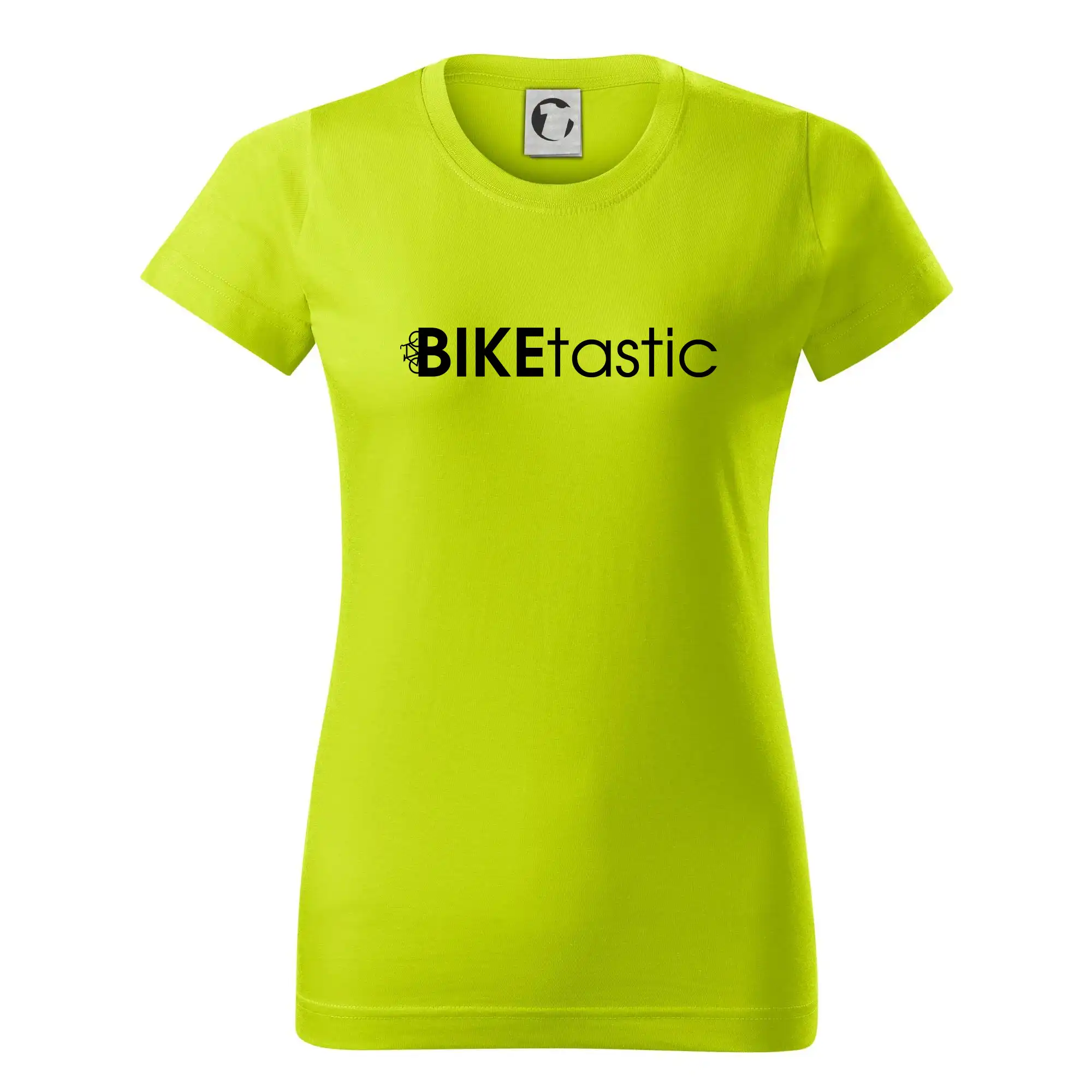 Tričko ako darček pre cyklistu - Bike nápisy Biketastic - Dámske tričko basic - ľahko voľnejšie a dlhšie
